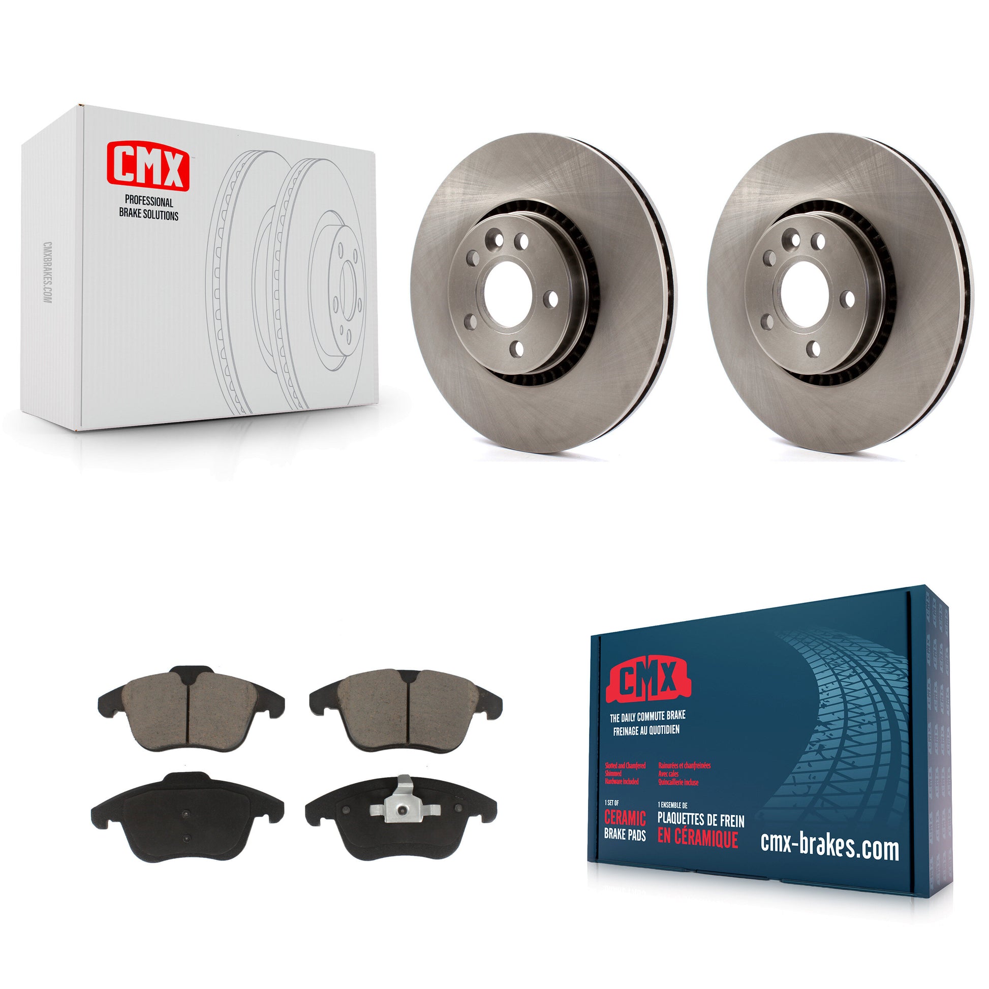 CMX K8C-100270 Disc Brake Kit for 2008-2015 Land Rover LR2 - Front product image