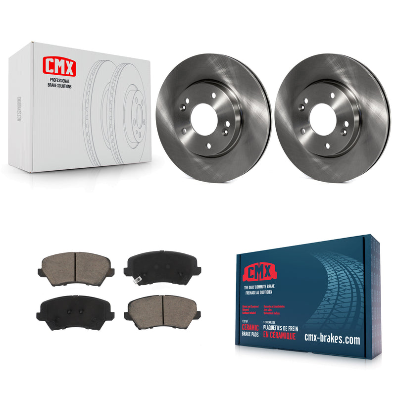 CMX K8C-100280 Disc Brake Kit for 2016-2021 Hyundai Veloster, Hyundai Elantra GT, Kia Forte & more - Front product image