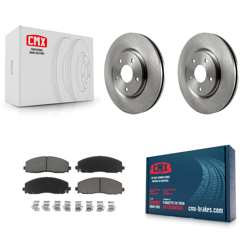CMX K8C-100285 Disc Brake Kit for 2009-2024 Chrysler Pacifica, Chrysler Grand Caravan, Chrysler Voyager & more - Front product image