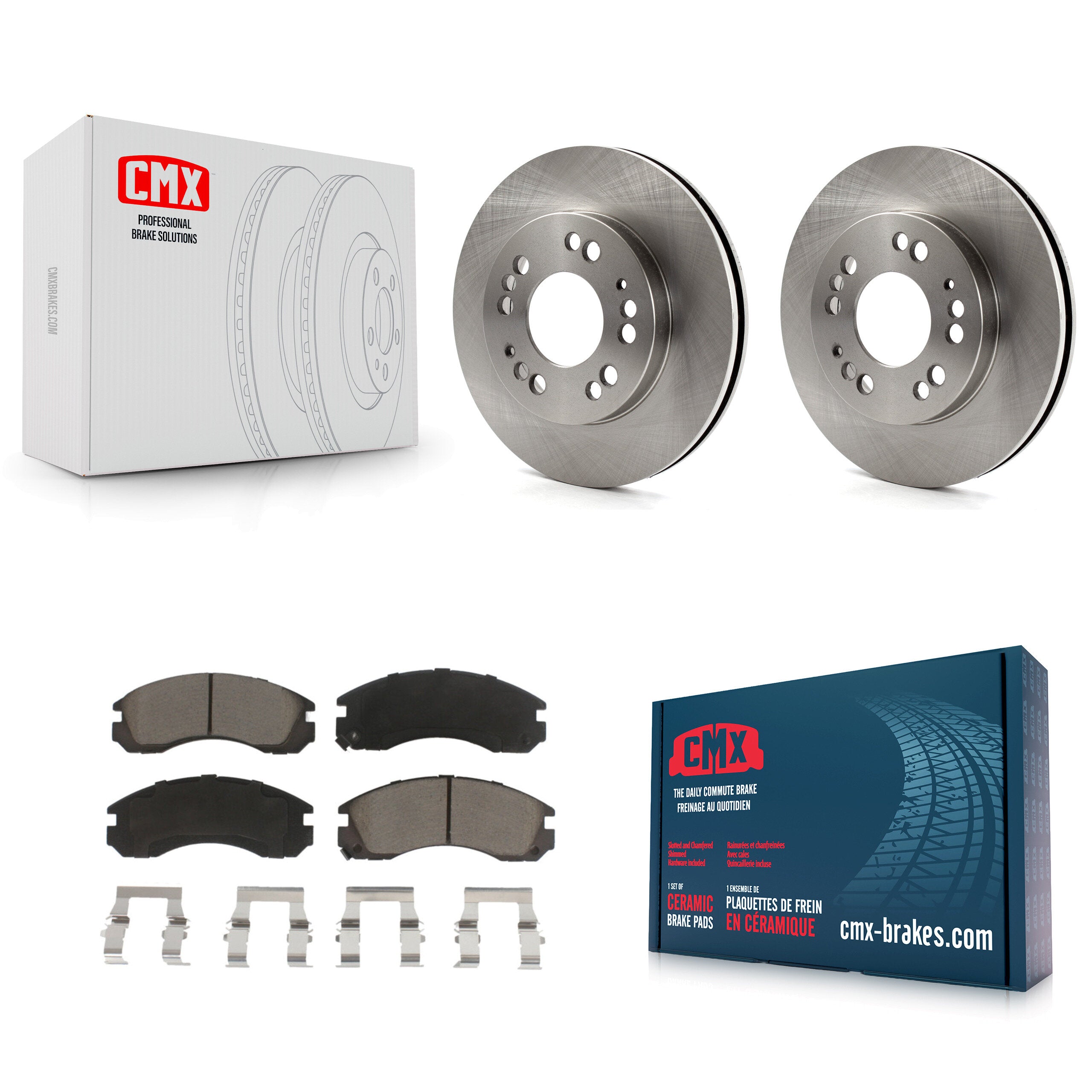 CMX K8C-100327 Disc Brake Kit for 1992-1998 Eagle Talon, Mitsubishi Eclipse, Plymouth Laser - Front product image