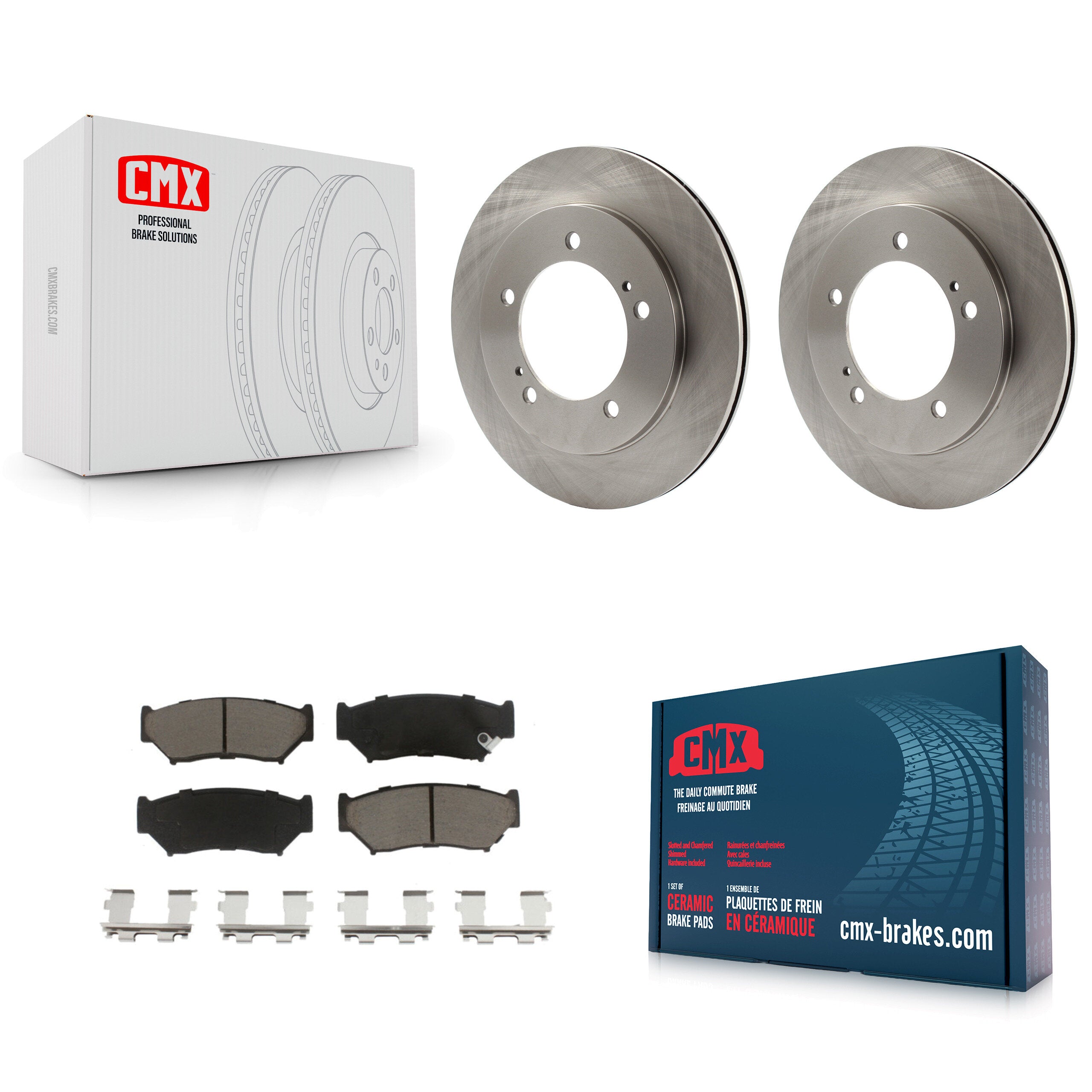 CMX K8C-100338 Disc Brake Kit for 1999-2004 Chevrolet Tracker, Suzuki Vitara - Front product image