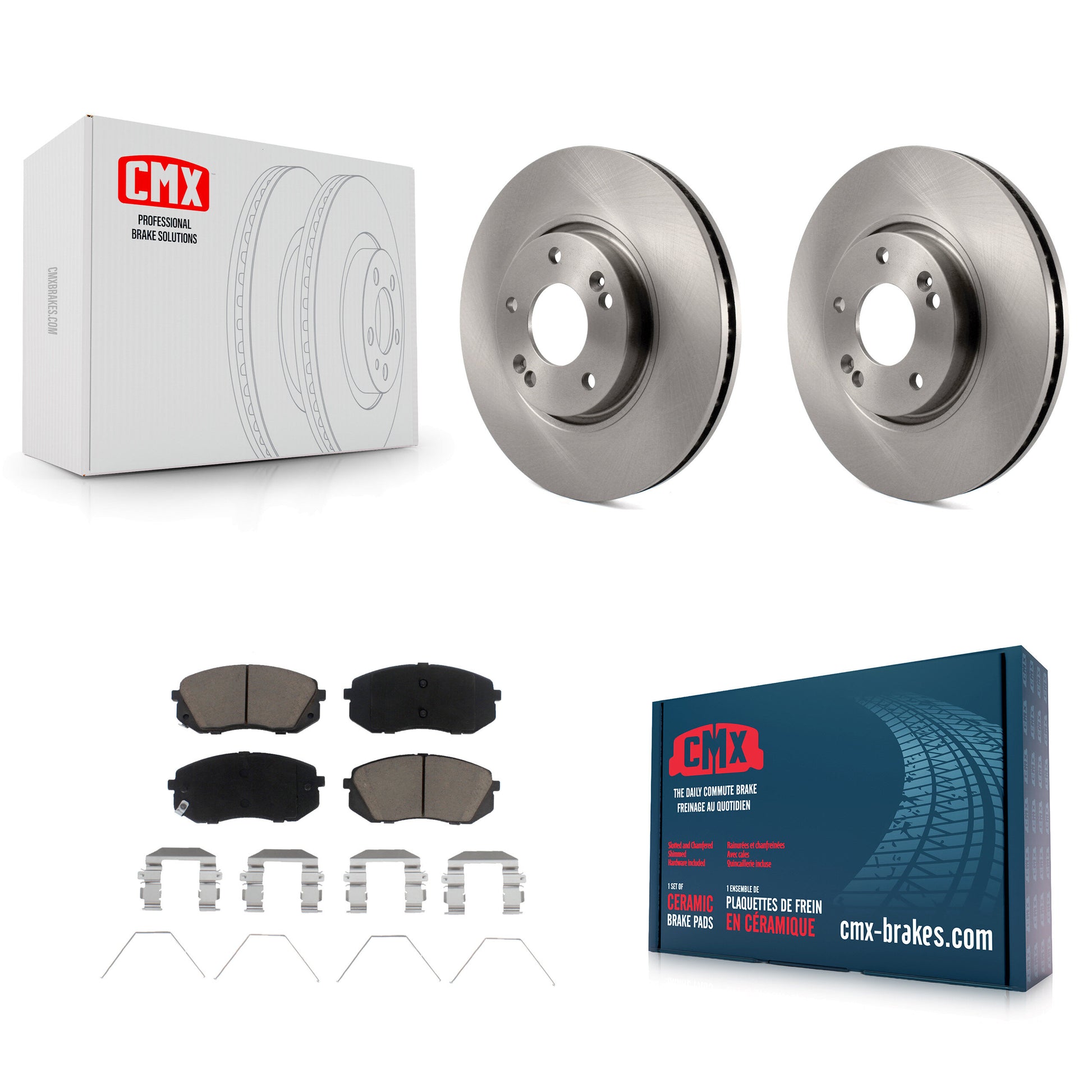 CMX K8C-100350 Disc Brake Kit for 2017-2019 Kia Soul EV - Front product image