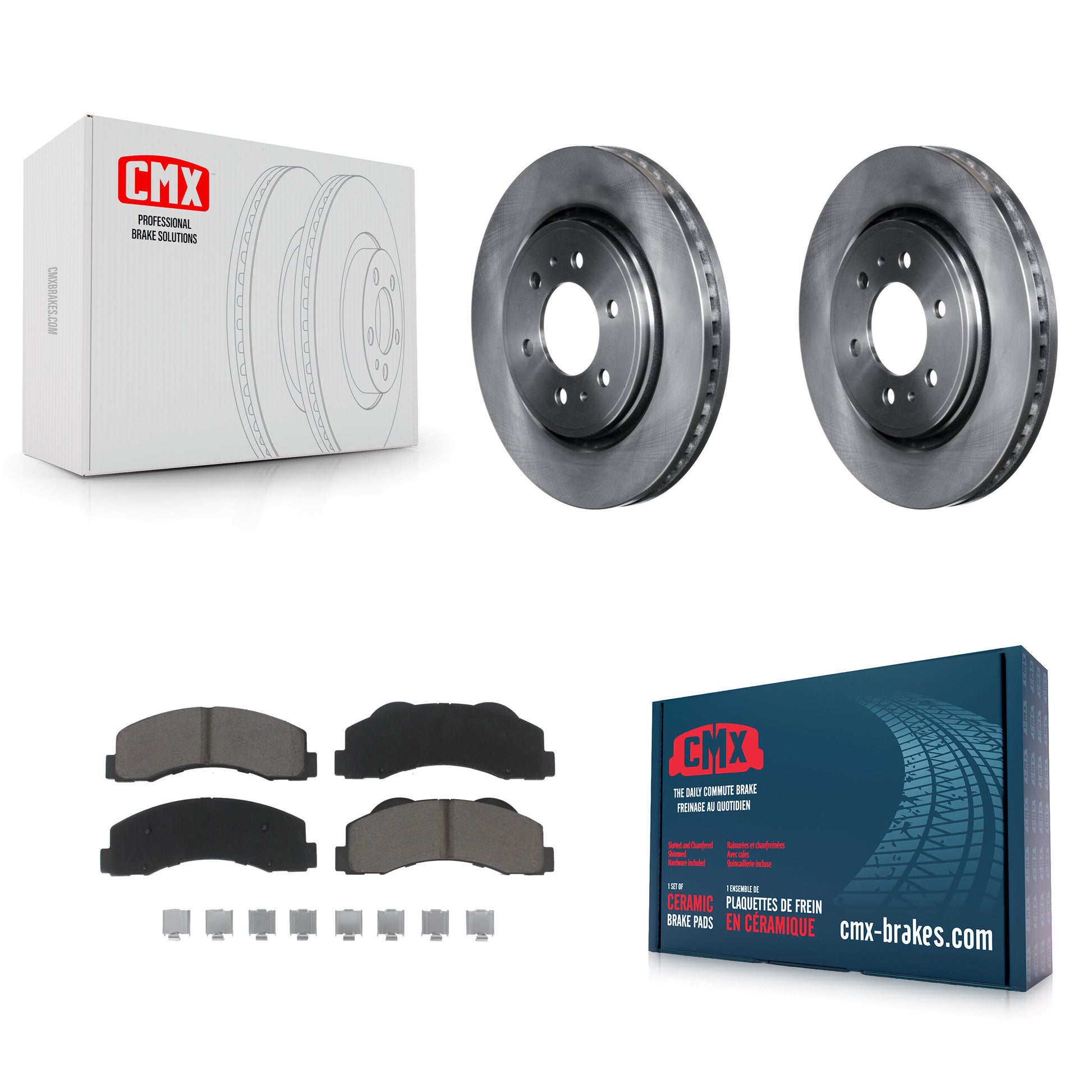 CMX K8C-100370 Disc Brake Kit for 2010-2017 Ford F-150, Ford Expedition, Lincoln Navigator - Front product image