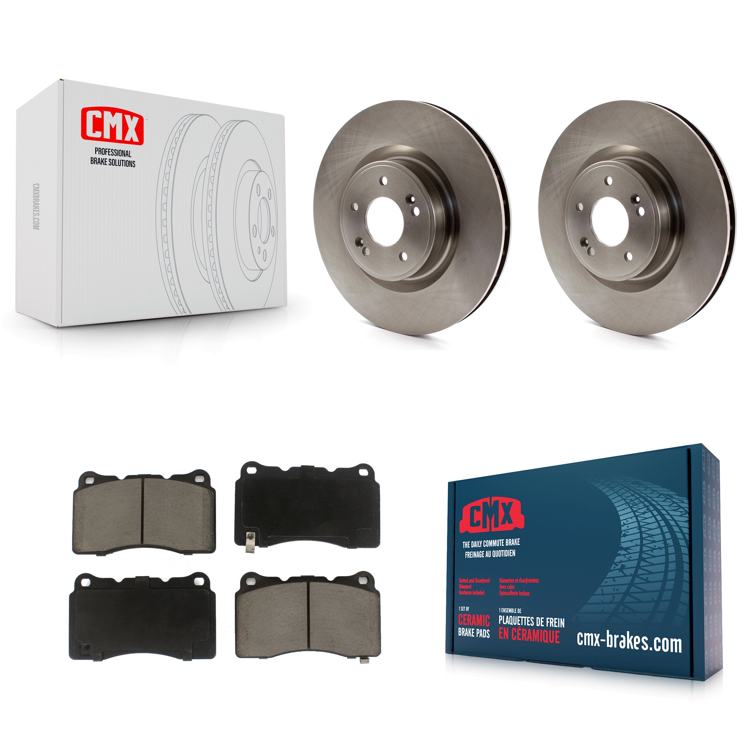 CMX K8C-100377 Disc Brake Kit for 2010-2016 Hyundai Genesis Coupe - Front product image