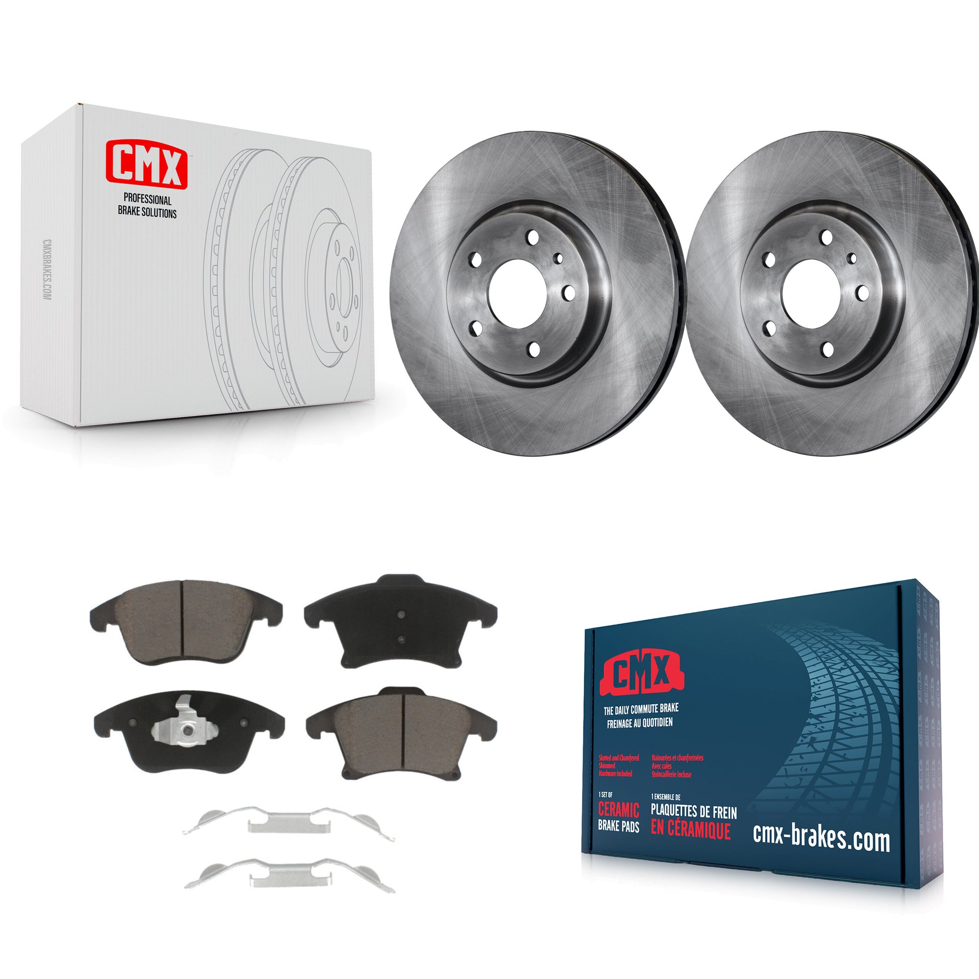 CMX K8C-100384 Disc Brake Kit for 2013-2020 Ford Fusion, Lincoln MKZ - Front product image