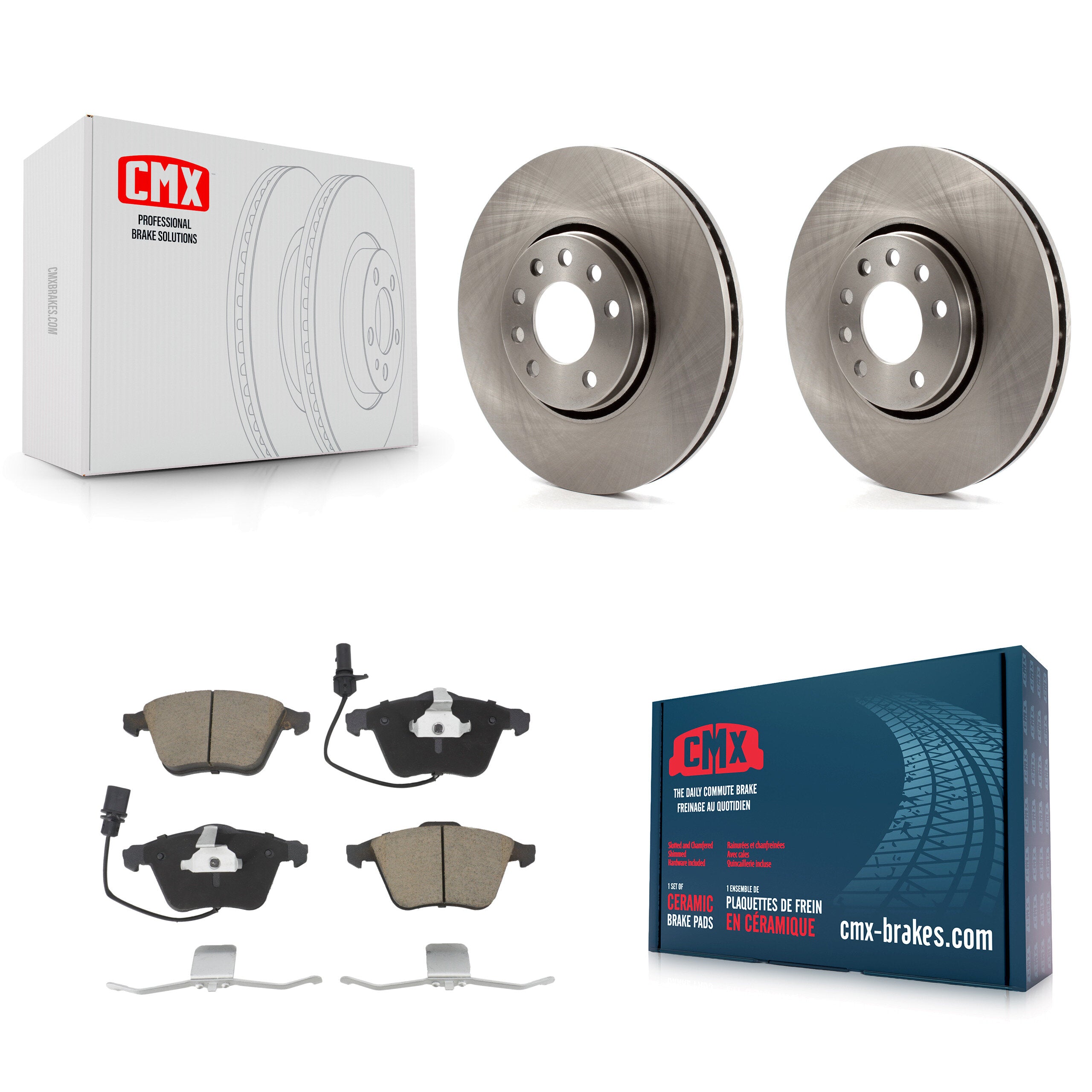 CMX K8C-100395 Disc Brake Kit for 2010 Saab 9-3X - Front product image