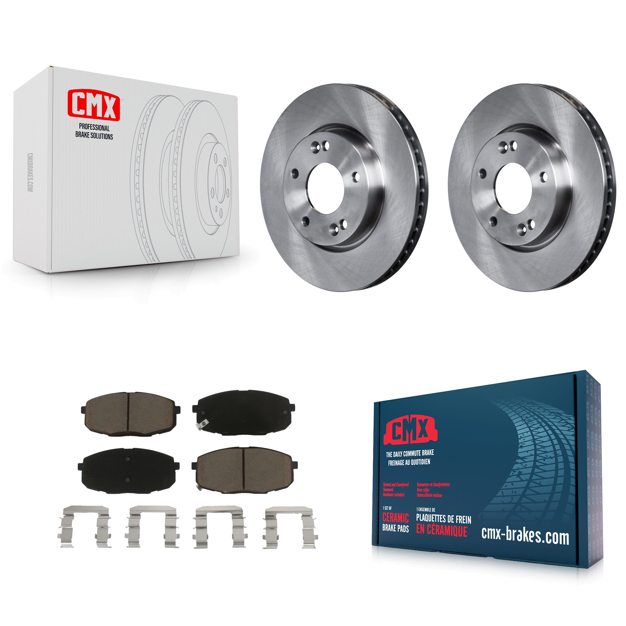 CMX K8C-100397 Disc Brake Kit for 2010-2013 Kia Forte5, Kia Forte, Kia Forte Koup - Front product image