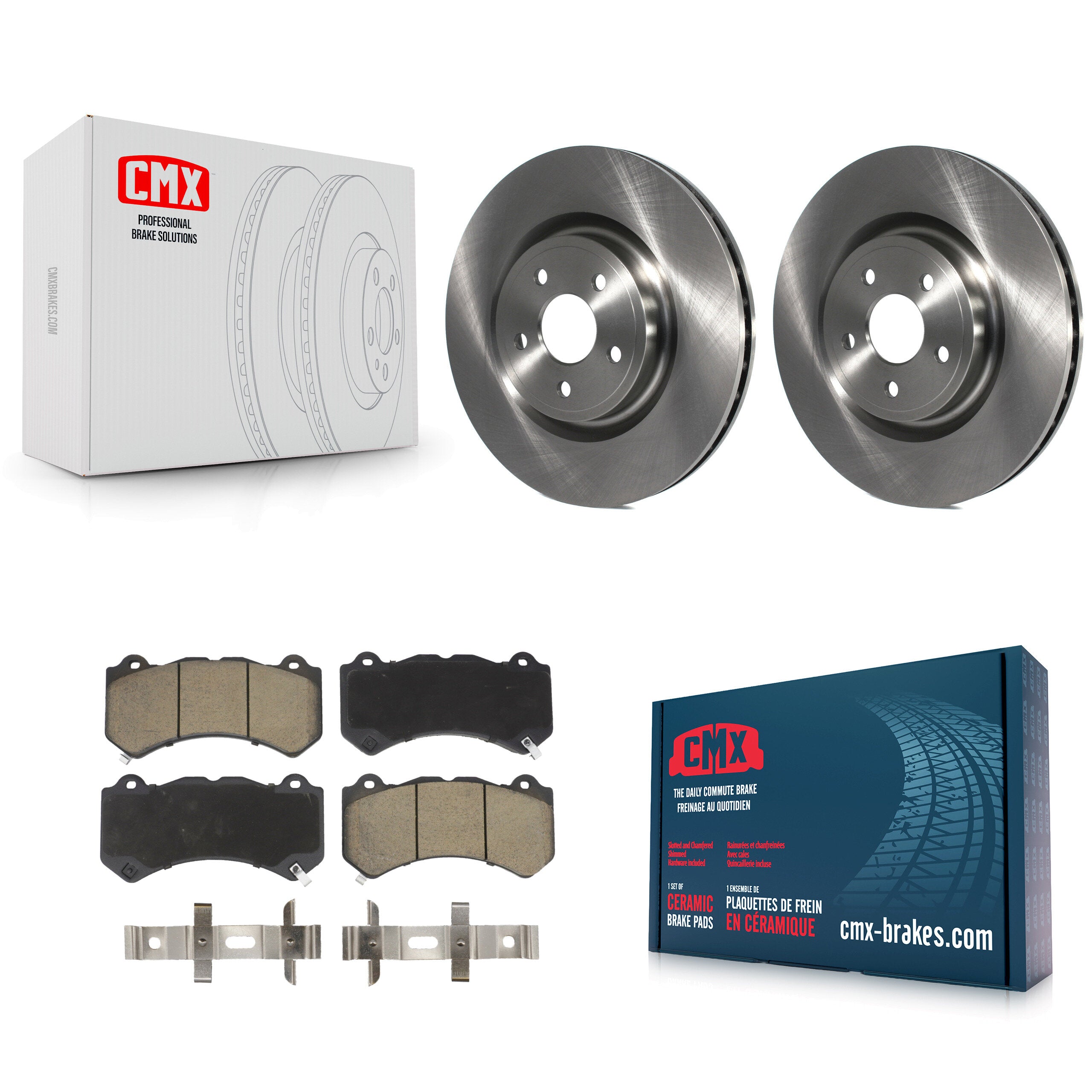 CMX K8C-100402 Disc Brake Kit for 2012-2020 Dodge Durango, Jeep Grand Cherokee - Front product image