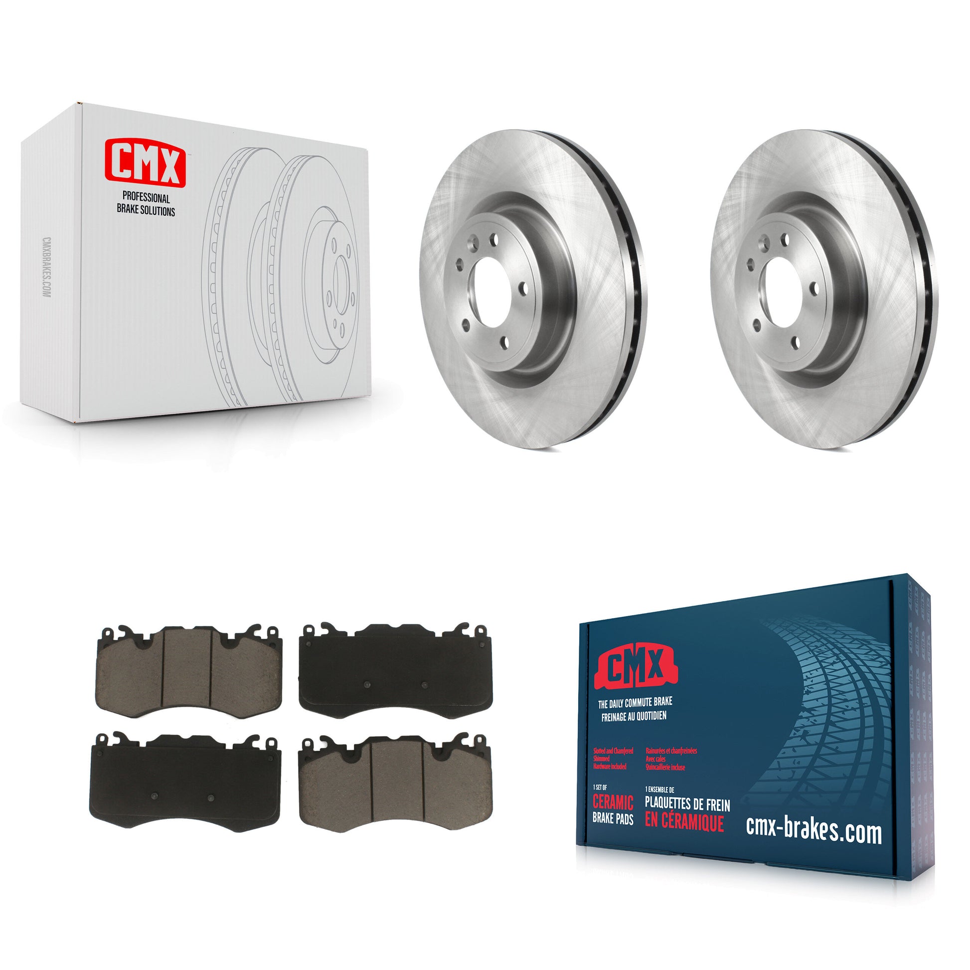 CMX K8C-100436 Disc Brake Kit for 2020-2021 Land Rover Range Rover, Land Rover Range Rover Sport - Front product image