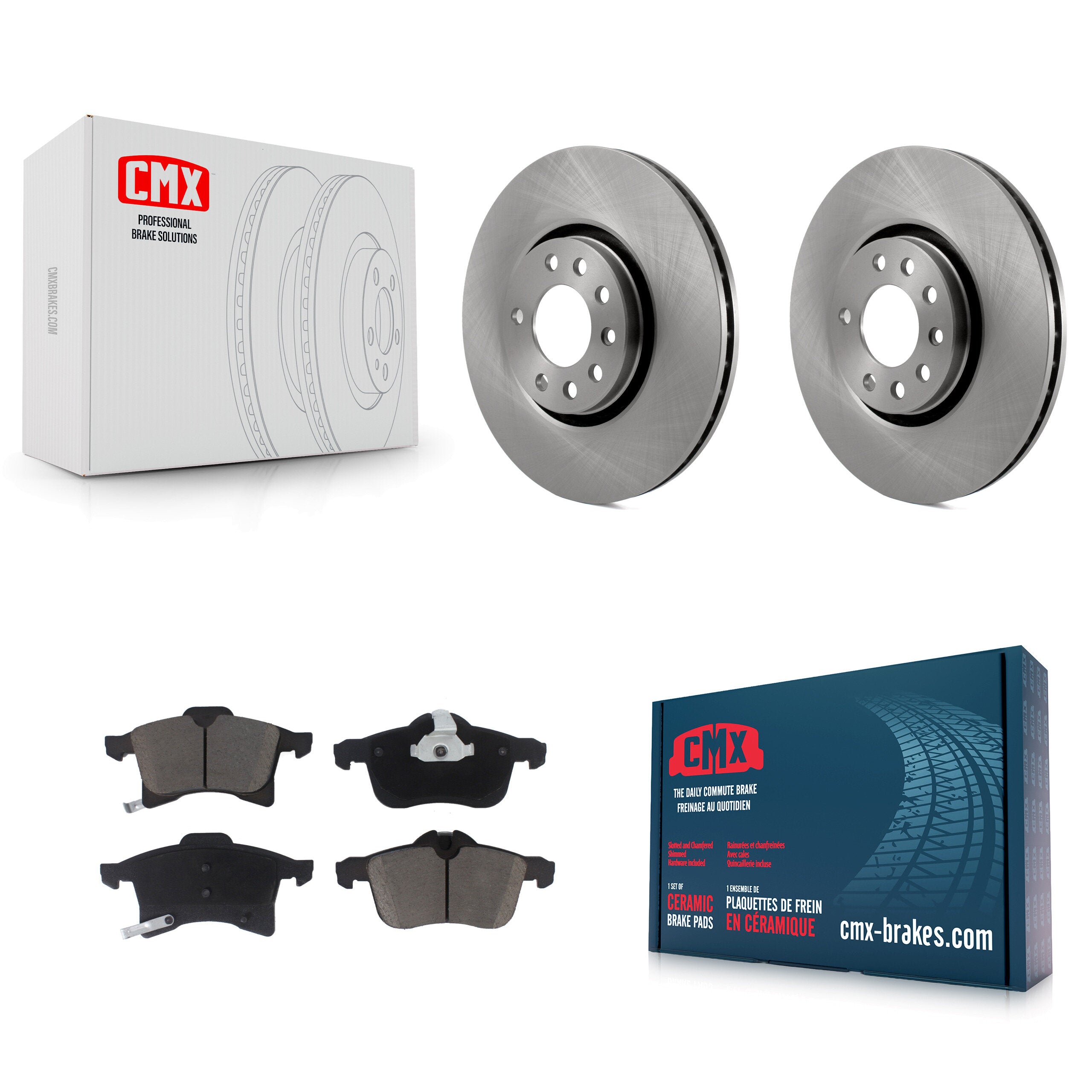 CMX K8C-100513 Disc Brake Kit for 2008-2009 Saturn Astra - Front product image