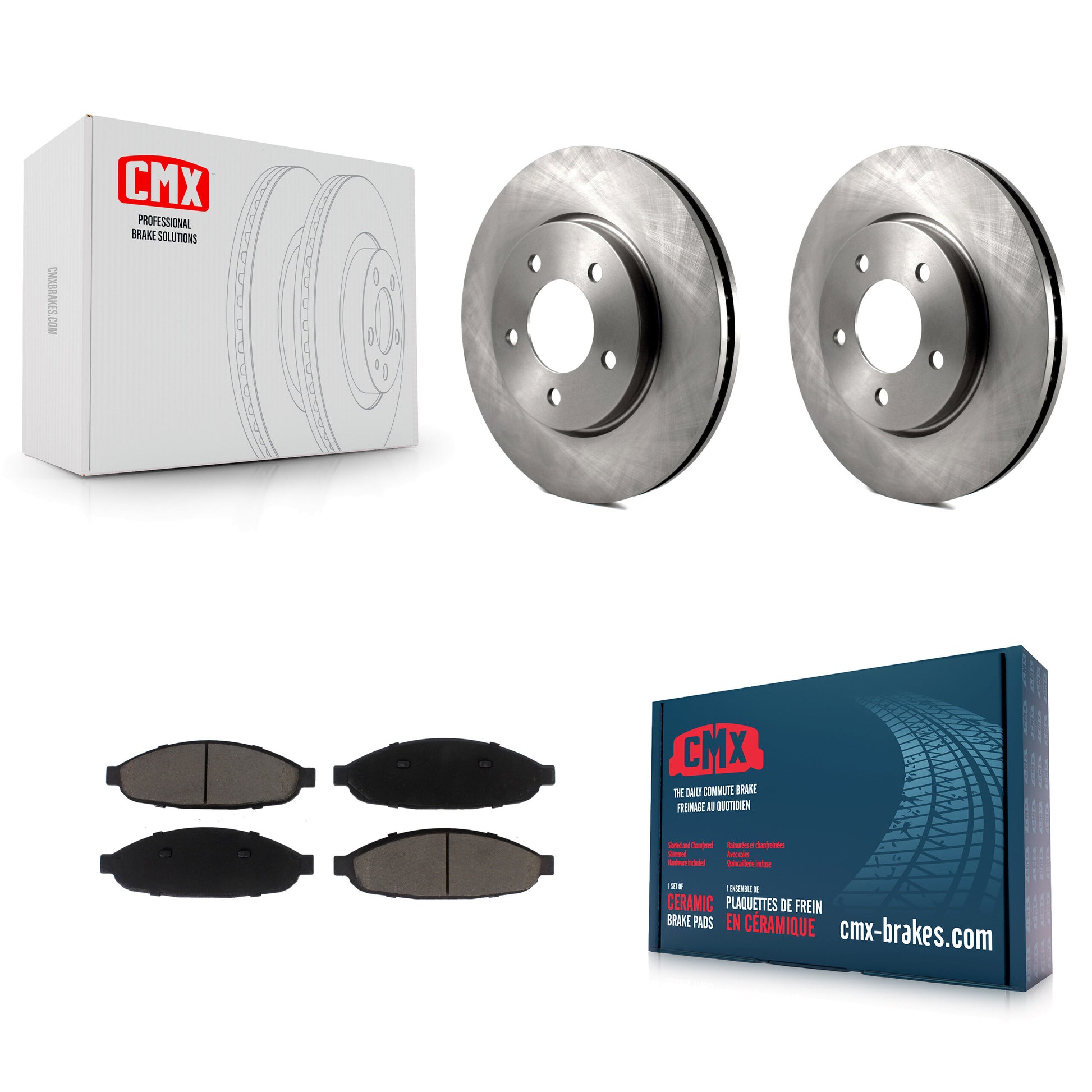 CMX K8C-100526 Disc Brake Kit for 2004-2008 Chrysler Pacifica - Front product image
