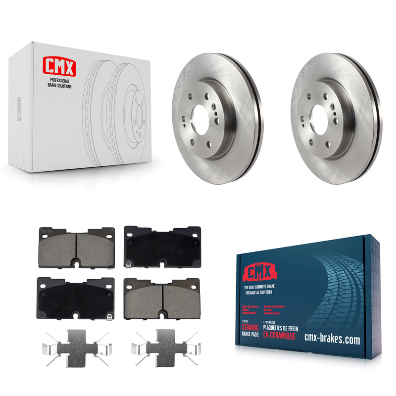 CMX K8C-100547 Disc Brake Kit for 2019-2024 Chevrolet Silverado 1500 LTD, GMC Sierra 1500 Limited, Cadillac Escalade & more - Front product image
