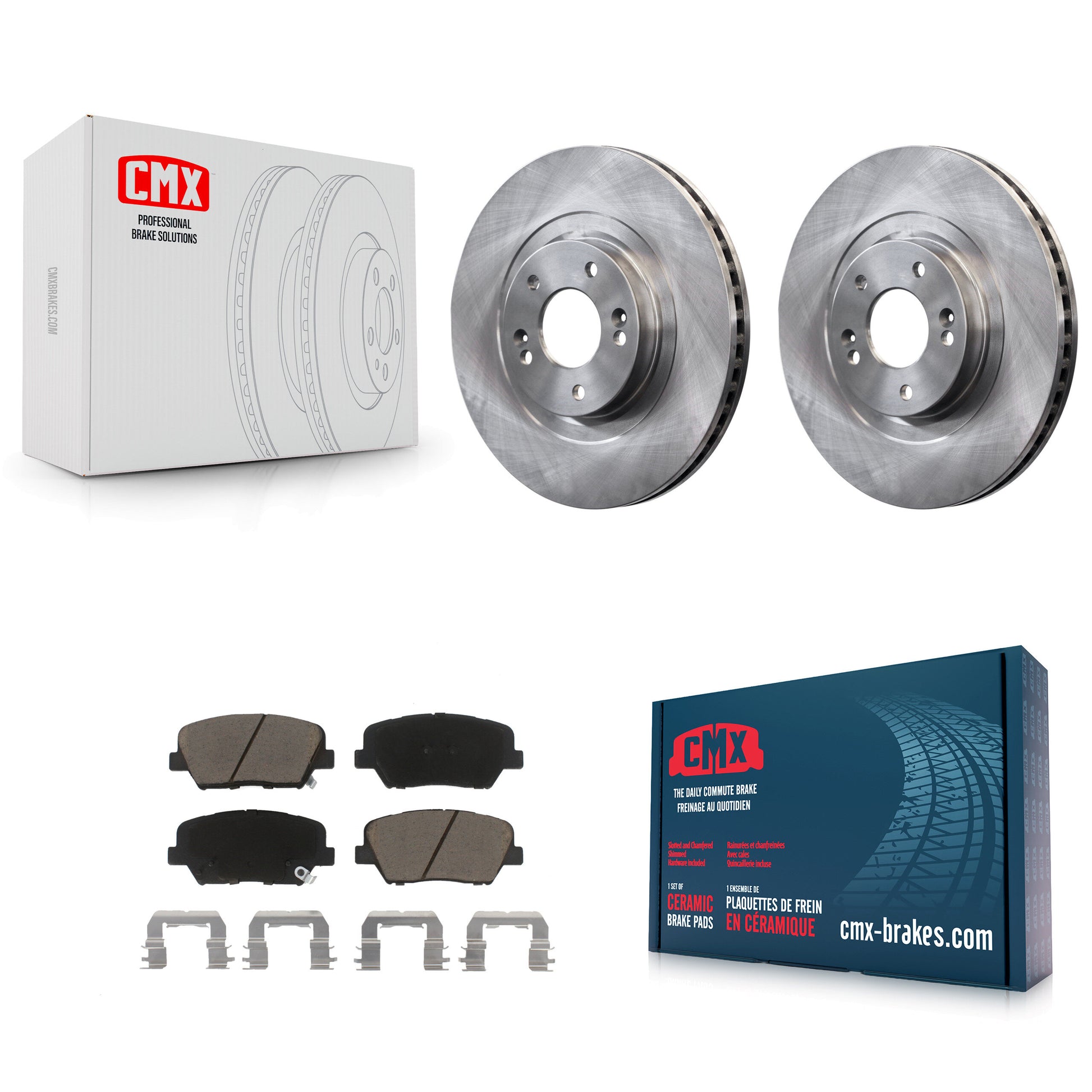 CMX K8C-100560 Disc Brake Kit for 2016-2020 Hyundai Santa Fe Sport, Kia Sorento - Front product image
