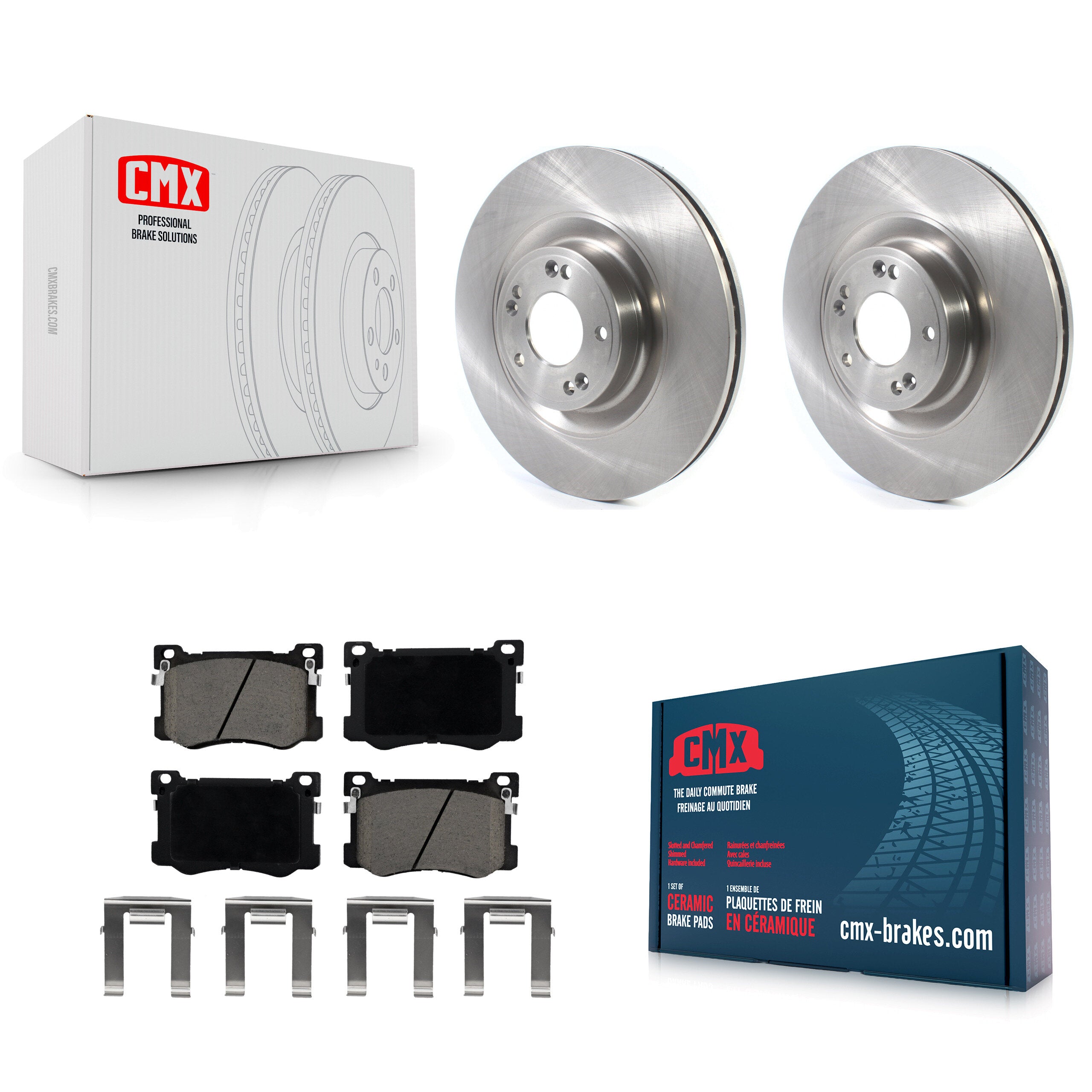 CMX K8C-100565 Disc Brake Kit for 2015-2017 Genesis G80, Kia K900, Hyundai Genesis - Front product image