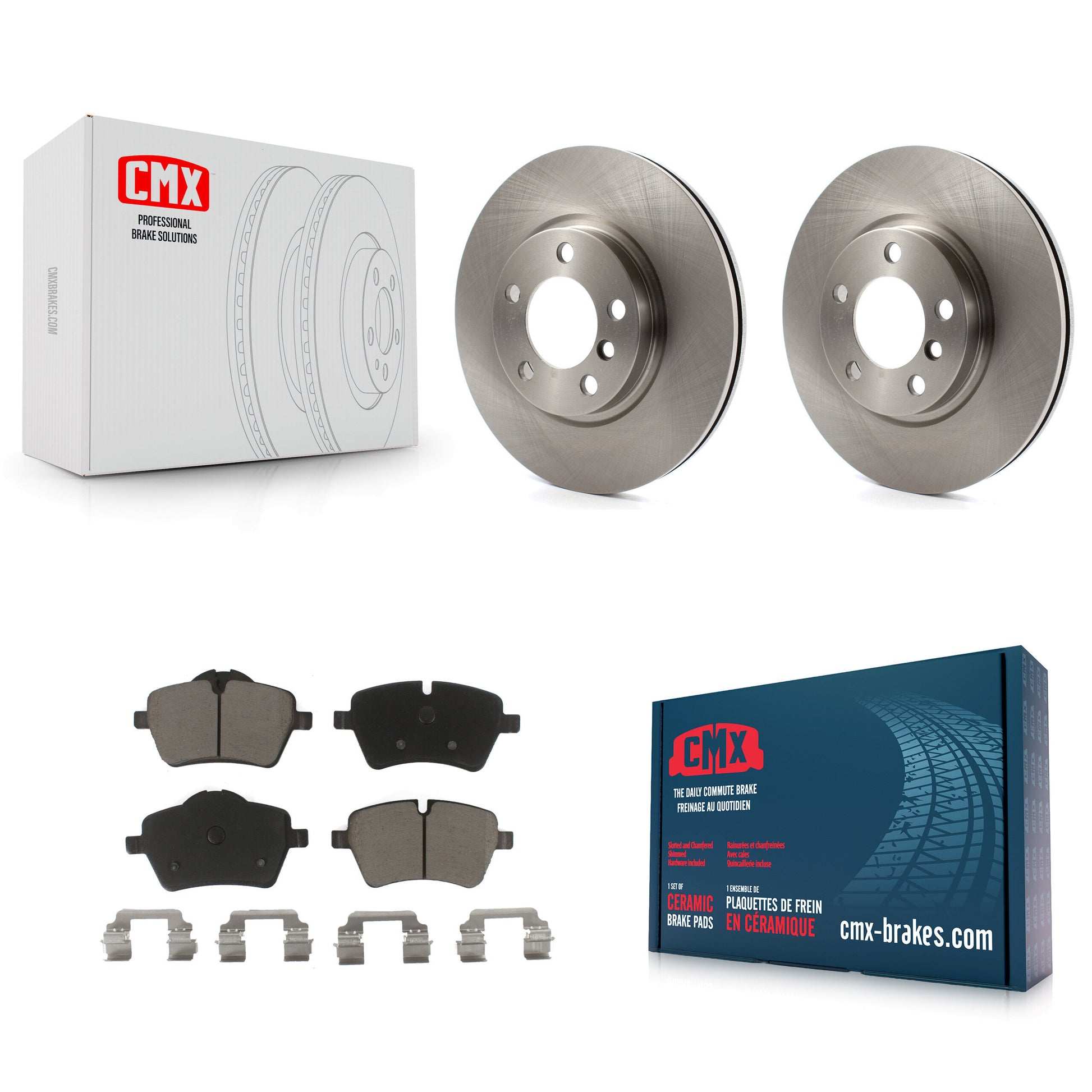 CMX K8C-100597 Disc Brake Kit for 2011-2016 Mini Cooper Countryman, Mini Cooper Paceman - Front product image