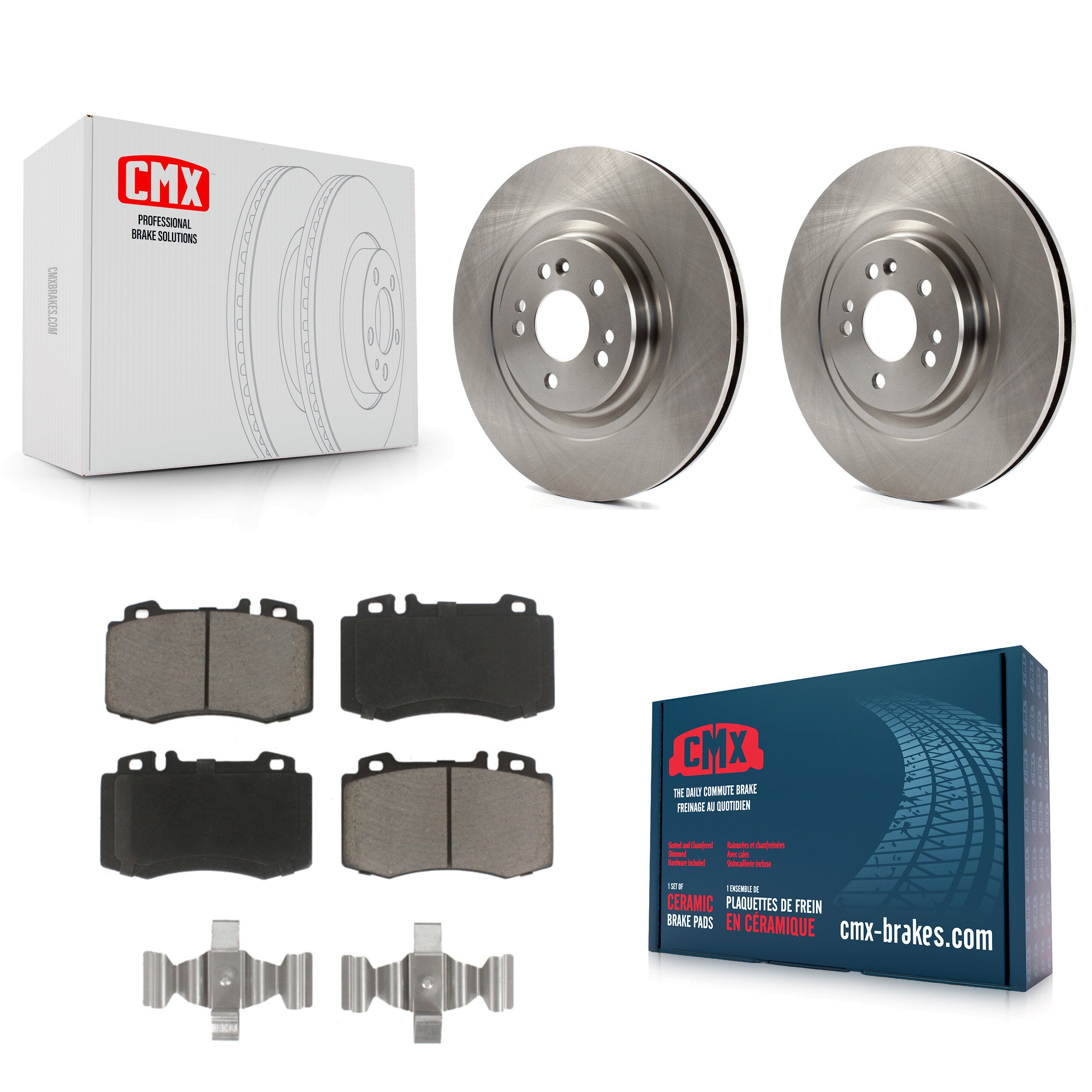 CMX K8C-100609 Disc Brake Kit for 2000-2005 Mercedes-Benz ML500, Mercedes-Benz ML430, Mercedes-Benz ML55 AMG - Front product image