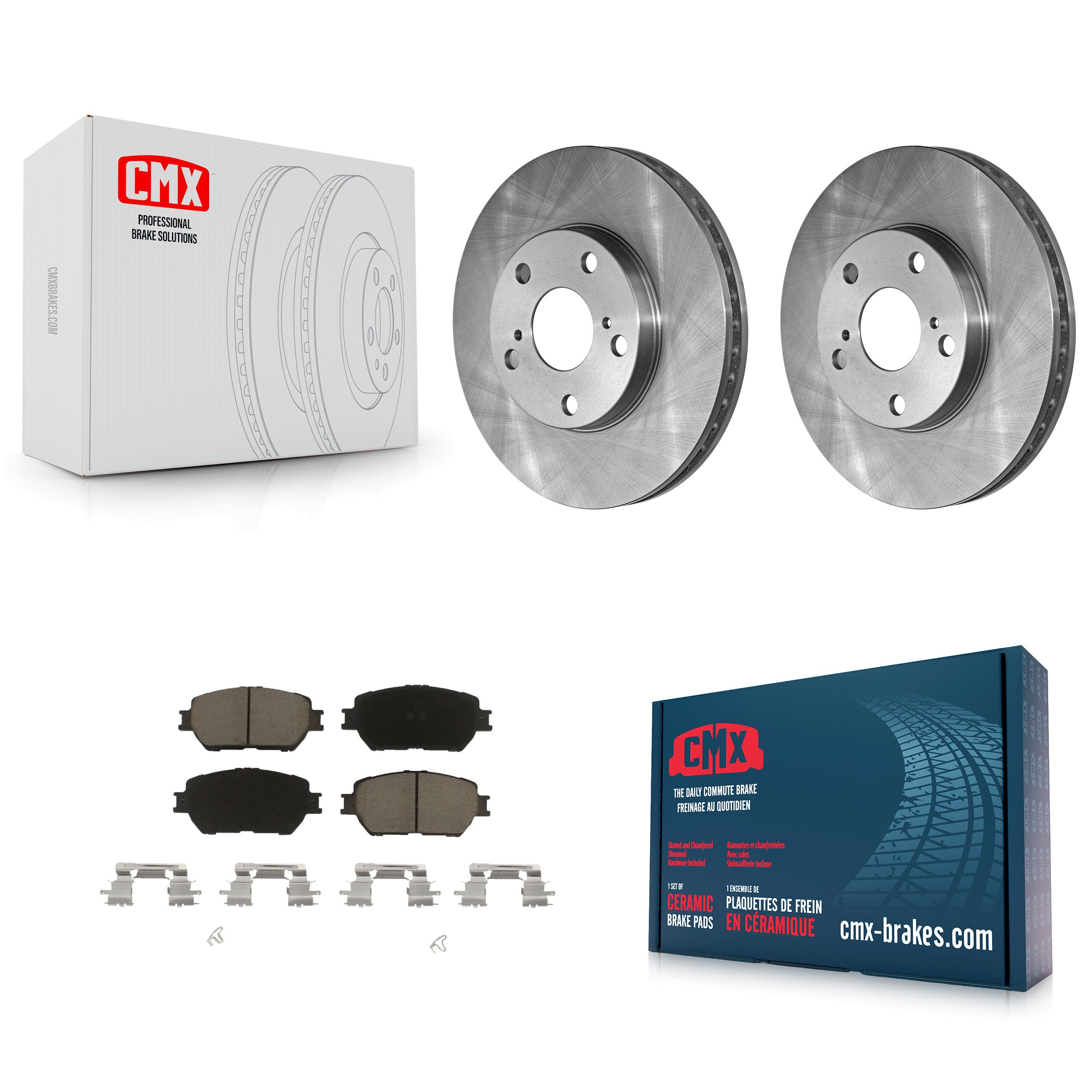 CMX K8C-100640 Disc Brake Kit for 2002-2006 Toyota Camry - Front product image