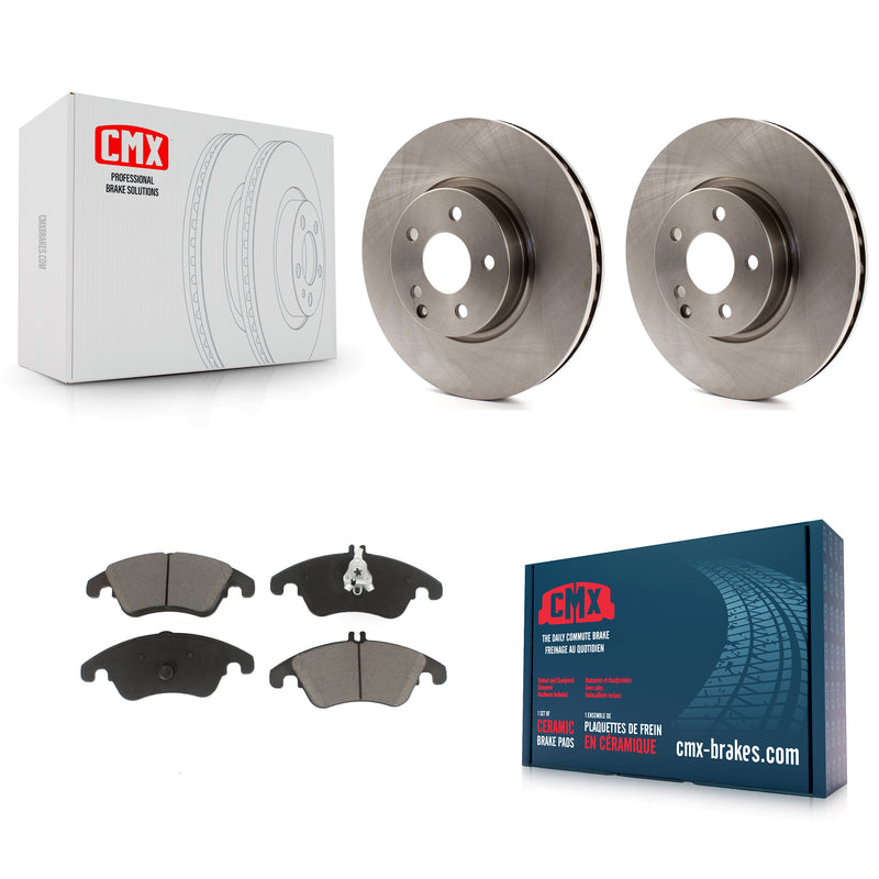 CMX K8C-100707 Disc Brake Kit for 2008-2019 Mercedes-Benz SLC300, Mercedes-Benz E400, Mercedes-Benz C300 & more - Front product image