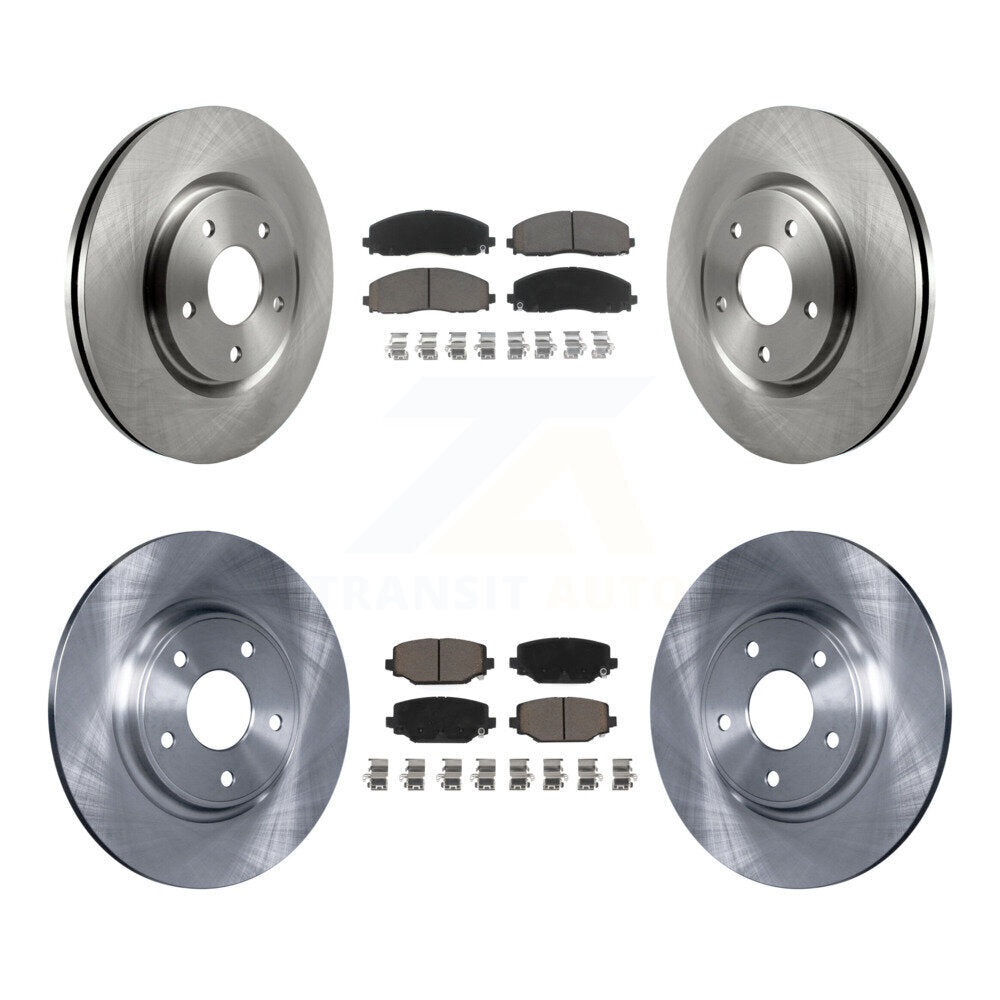CMX K8C-101028 Disc Brake Kit for 2012-2020 Dodge Grand Caravan, Dodge Journey, Chrysler Town & Country & more - Front and Rear product image