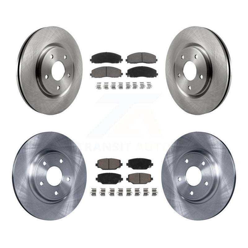 CMX K8C-101028 Disc Brake Kit for 2012-2020 Dodge Grand Caravan, Dodge Journey, Chrysler Town & Country & more - Front and Rear product image
