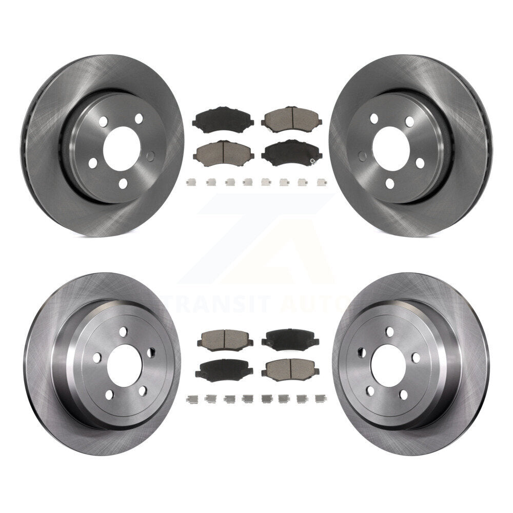 CMX K8C-101030 Disc Brake Kit for 2007-2012 Dodge Nitro, Jeep Liberty - Front and Rear product image