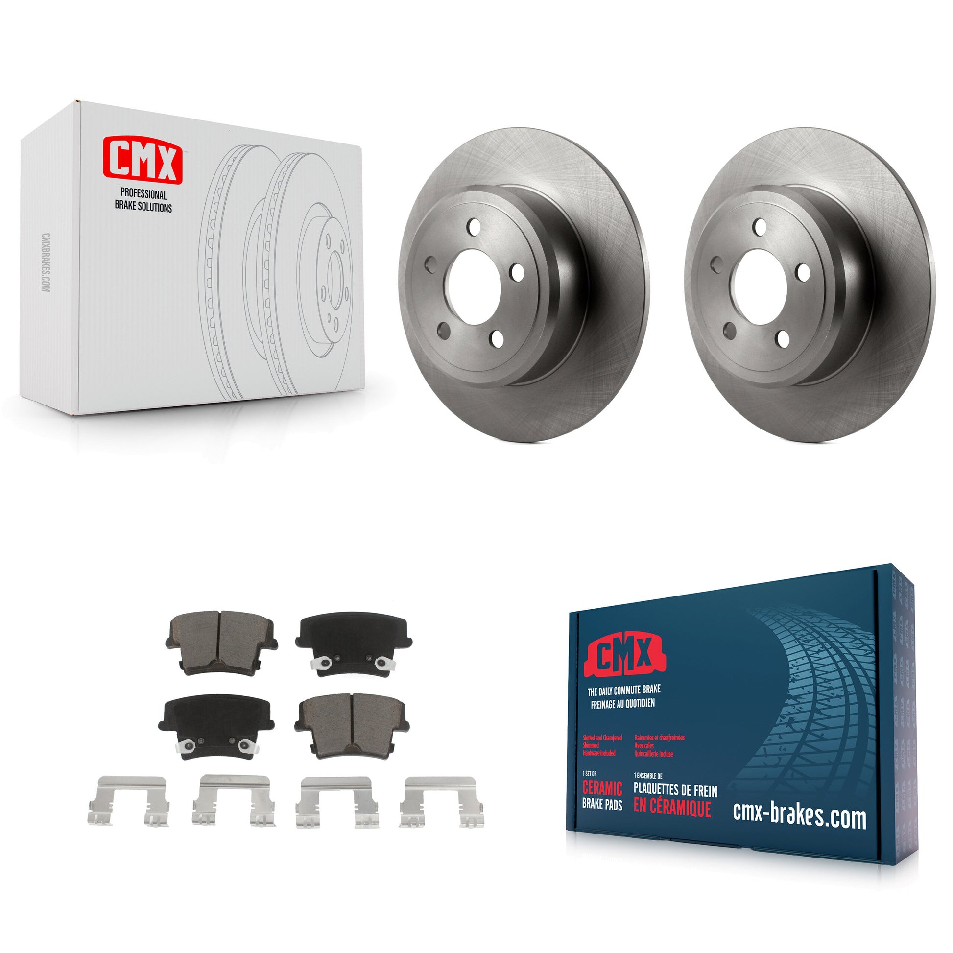CMX K8C-101679 Disc Brake Kit for 2005-2023 Dodge Challenger, Dodge Charger, Chrysler 300 - Rear product image