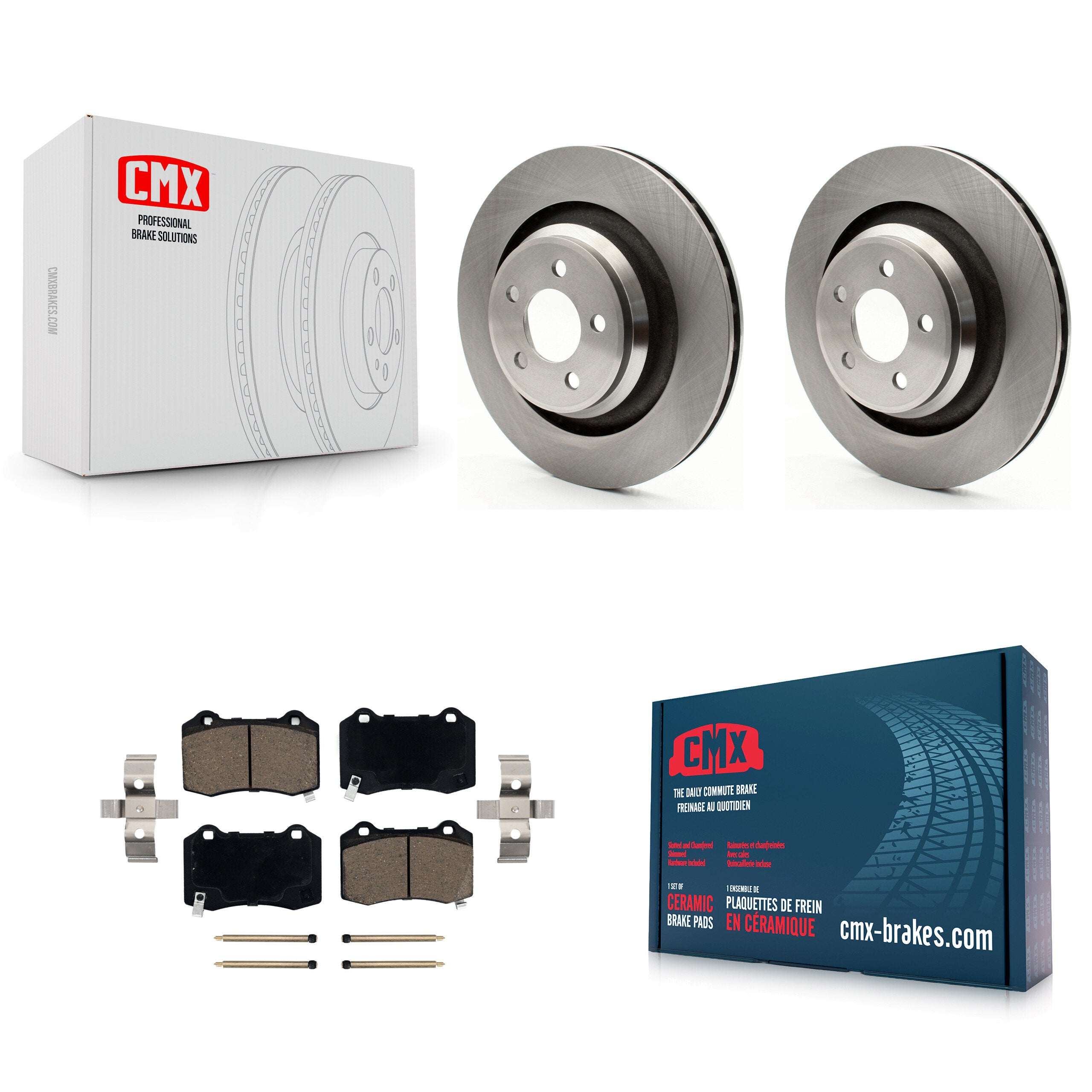 CMX K8C-101680 Disc Brake Kit for 2005-2023 Dodge Challenger, Dodge Charger - Rear product image
