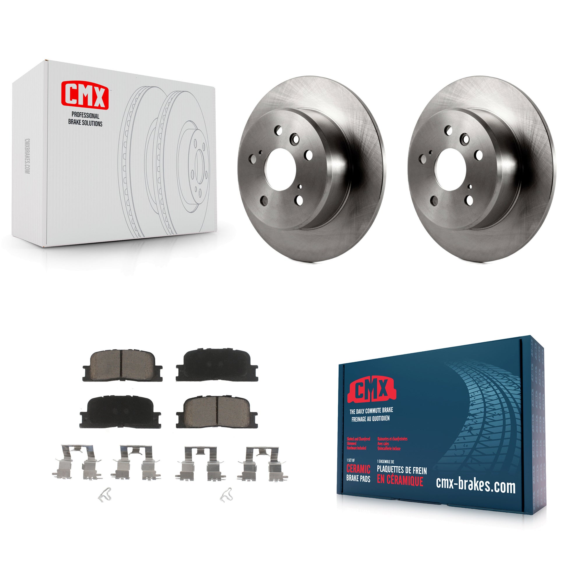 CMX K8C-101734 Disc Brake Kit for 2001-2003 Toyota Highlander - Rear product image