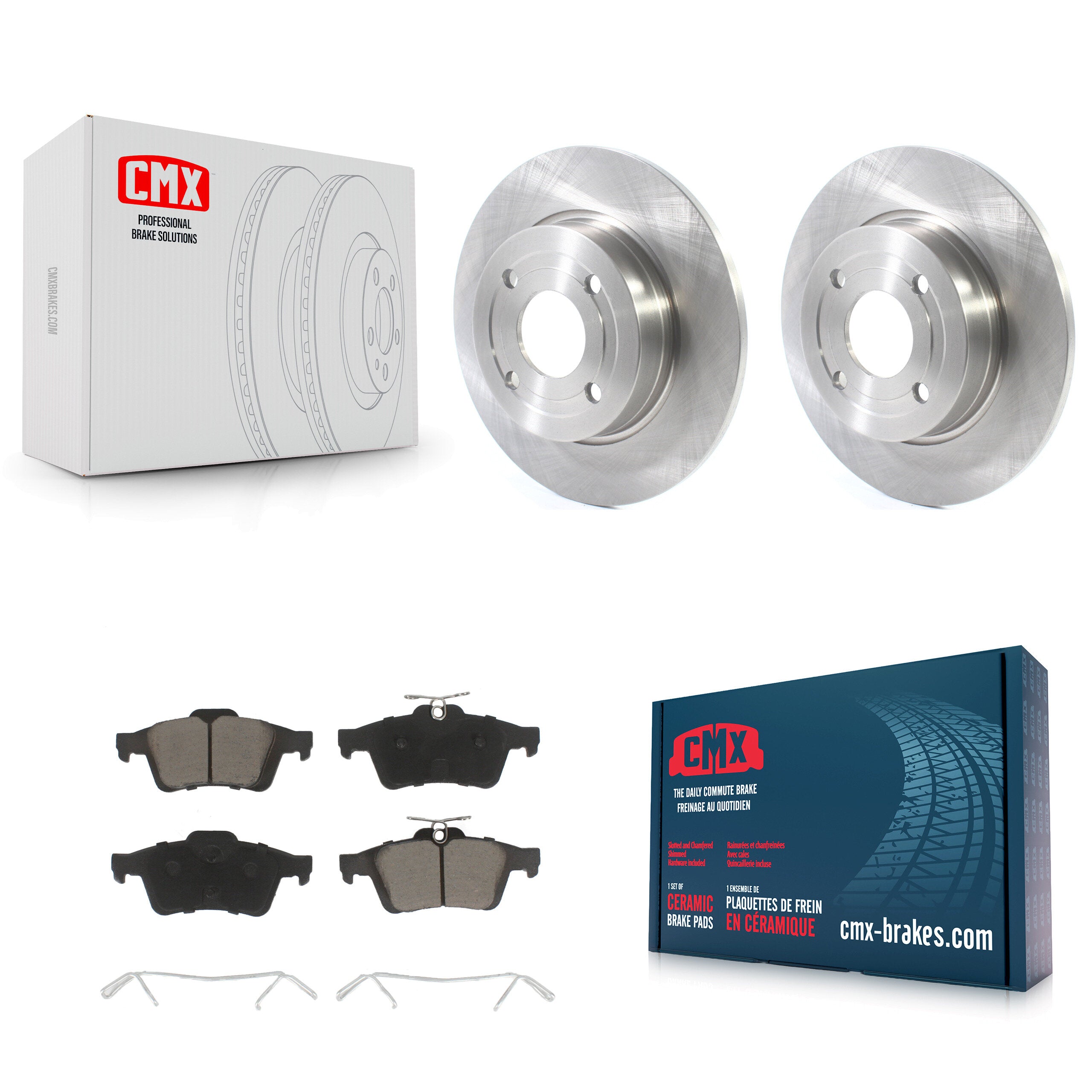 CMX K8C-101739 Disc Brake Kit for 2018-2021 Ford EcoSport - Rear product image