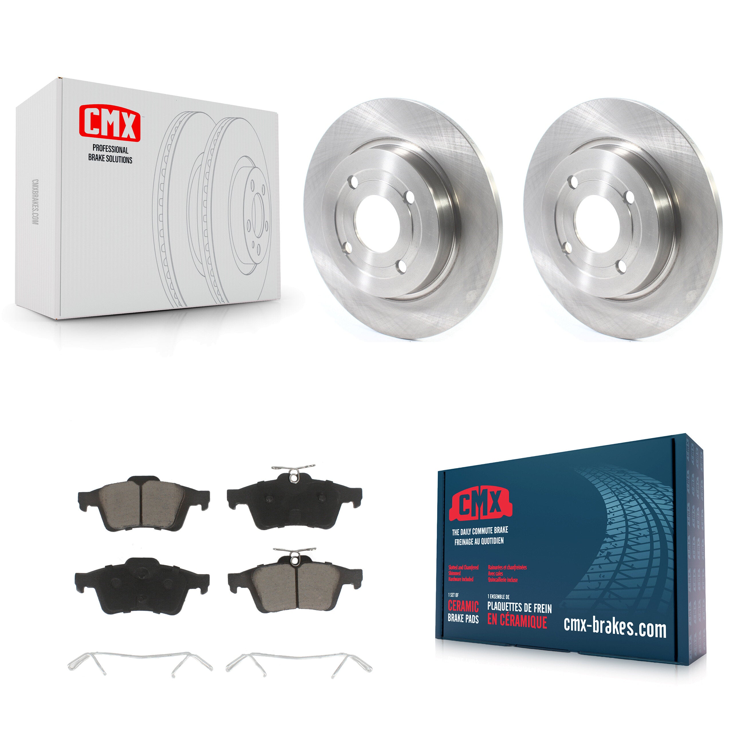 CMX K8C-101740 Disc Brake Kit for 2018-2022 Ford EcoSport - Rear product image