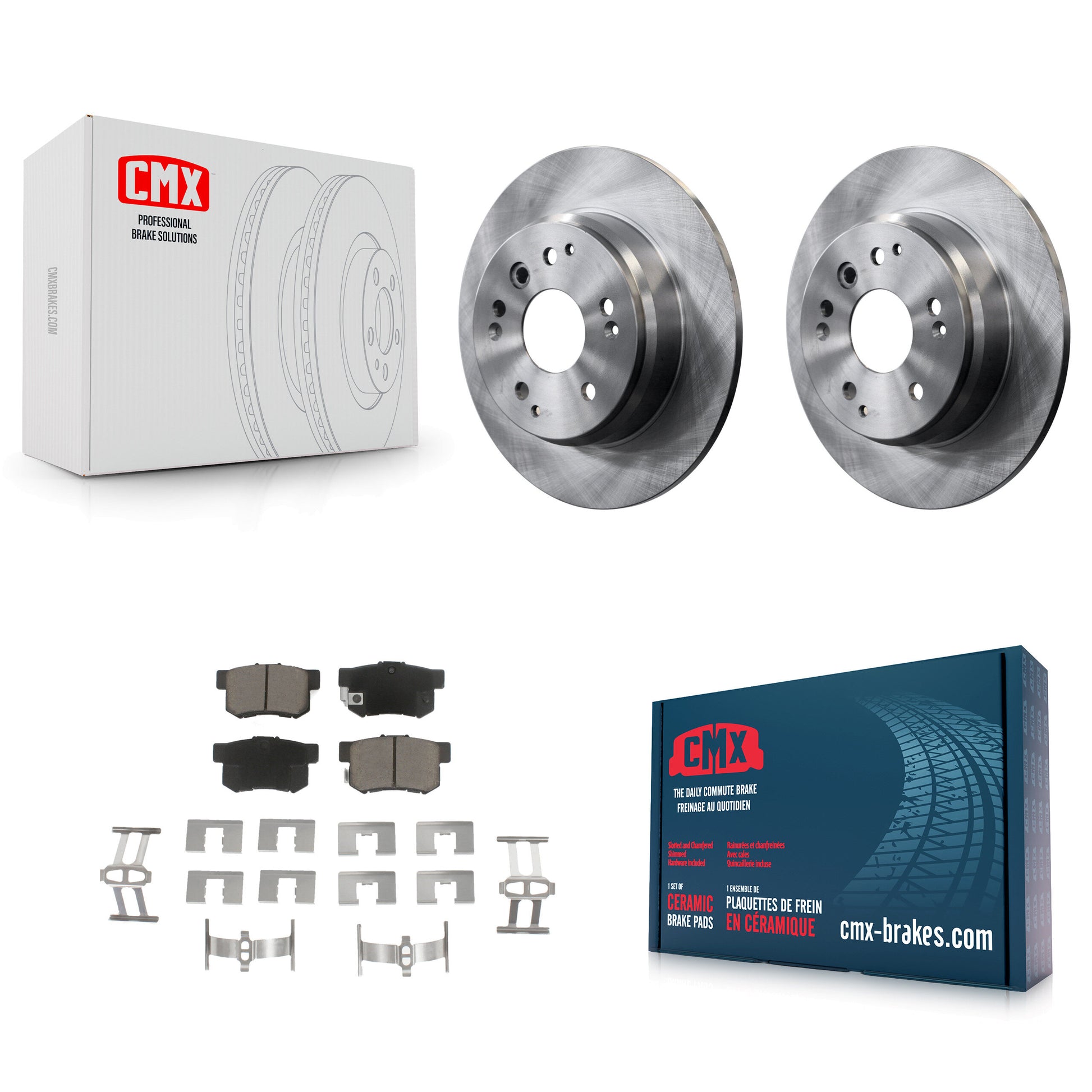 CMX K8C-101759 Disc Brake Kit for 1999-2011 Honda Element, Acura TL - Rear product image