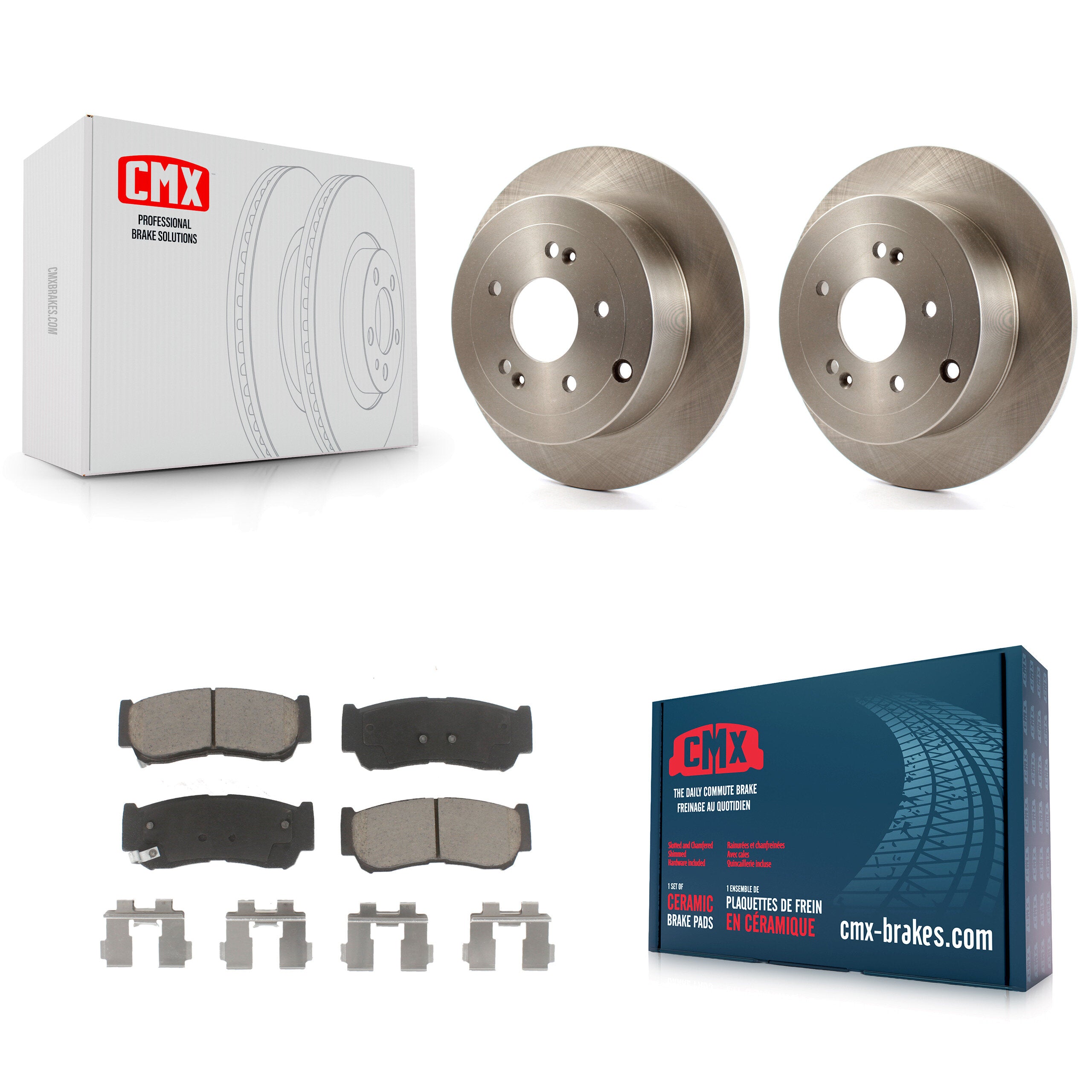 CMX K8C-101760 Disc Brake Kit for 2007-2009 Hyundai Santa Fe - Rear product image