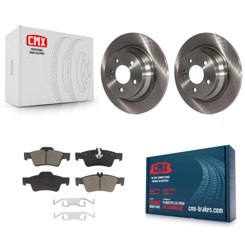 CMX K8C-101761 Disc Brake Kit for 2003-2016 Mercedes-Benz E250, Mercedes-Benz E350, Mercedes-Benz E63 AMG & more - Rear product image