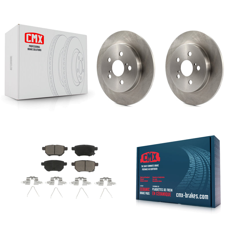 CMX K8C-101763 Disc Brake Kit for 2009-2022 Toyota Corolla, Toyota Prius AWD-e, Toyota Prius Prime & more - Rear product image