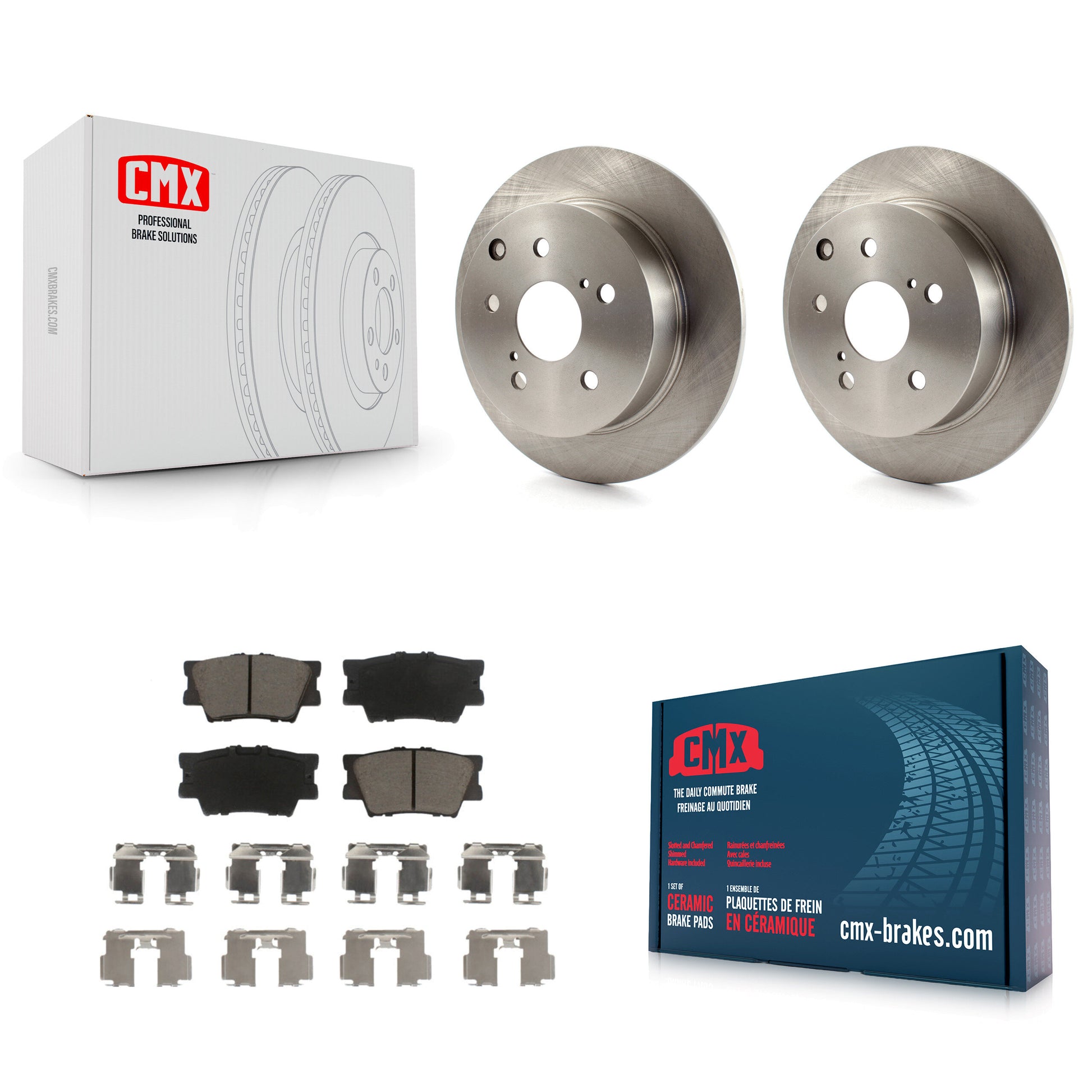 CMX K8C-101764 Disc Brake Kit for 2009-2013 Toyota Matrix, Pontiac Vibe - Rear product image