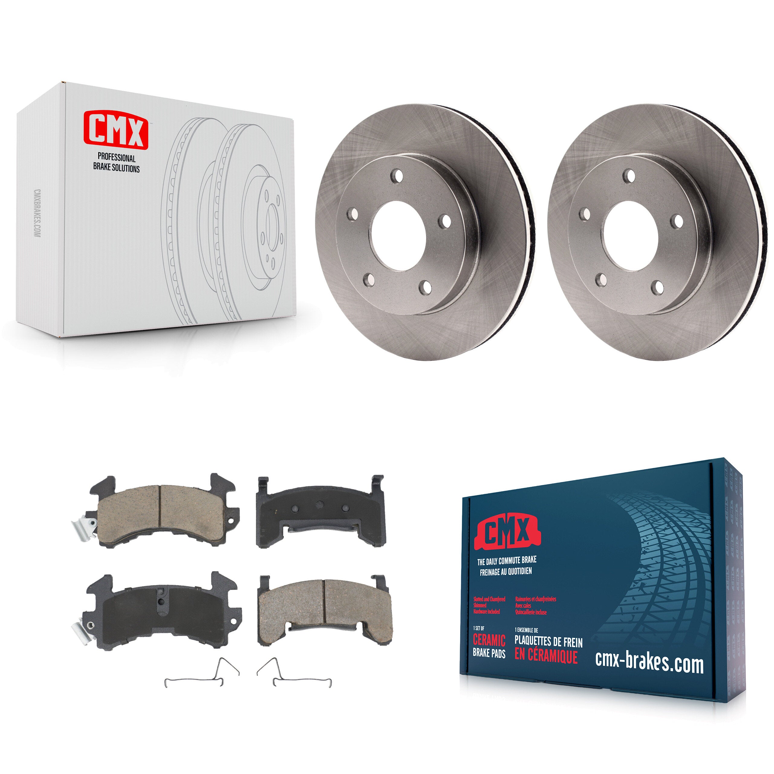 CMX K8C-101800 Disc Brake Kit for 1980-1985 Oldsmobile Toronado, Buick Riviera, Cadillac Eldorado & more - Rear product image