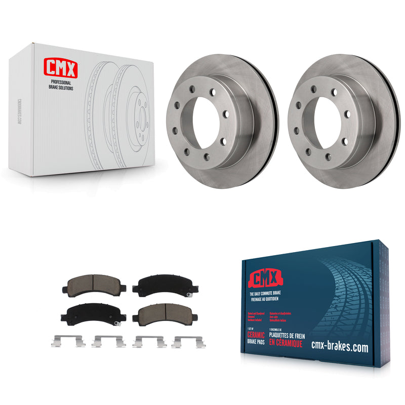 CMX K8C-101822 Disc Brake Kit for 2003-2018 Chevrolet Express 2500, GMC Savana 2500, Chevrolet Express 3500 & more - Rear product image