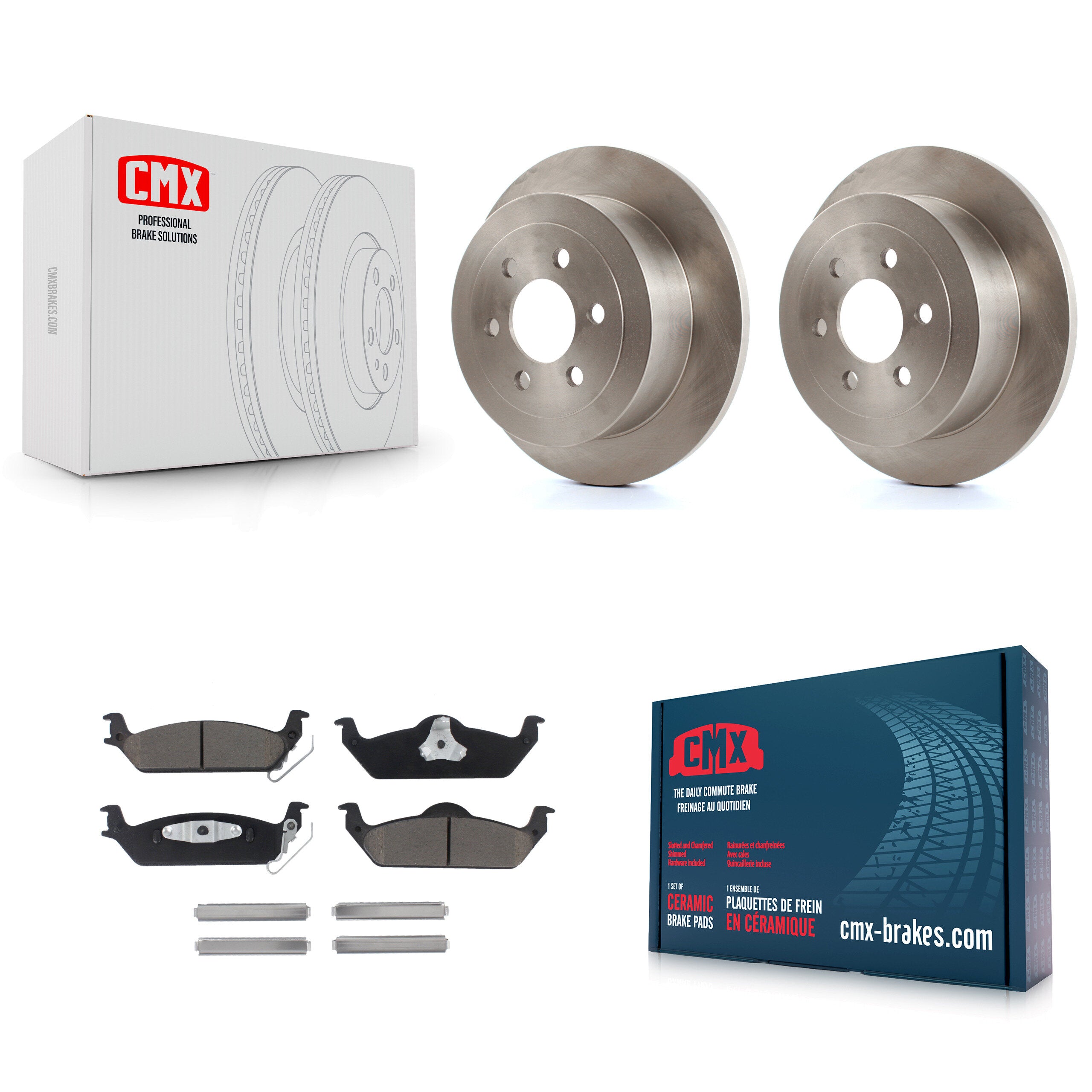 CMX K8C-101865 Disc Brake Kit for 2003-2004 Dodge Dakota - Rear product image
