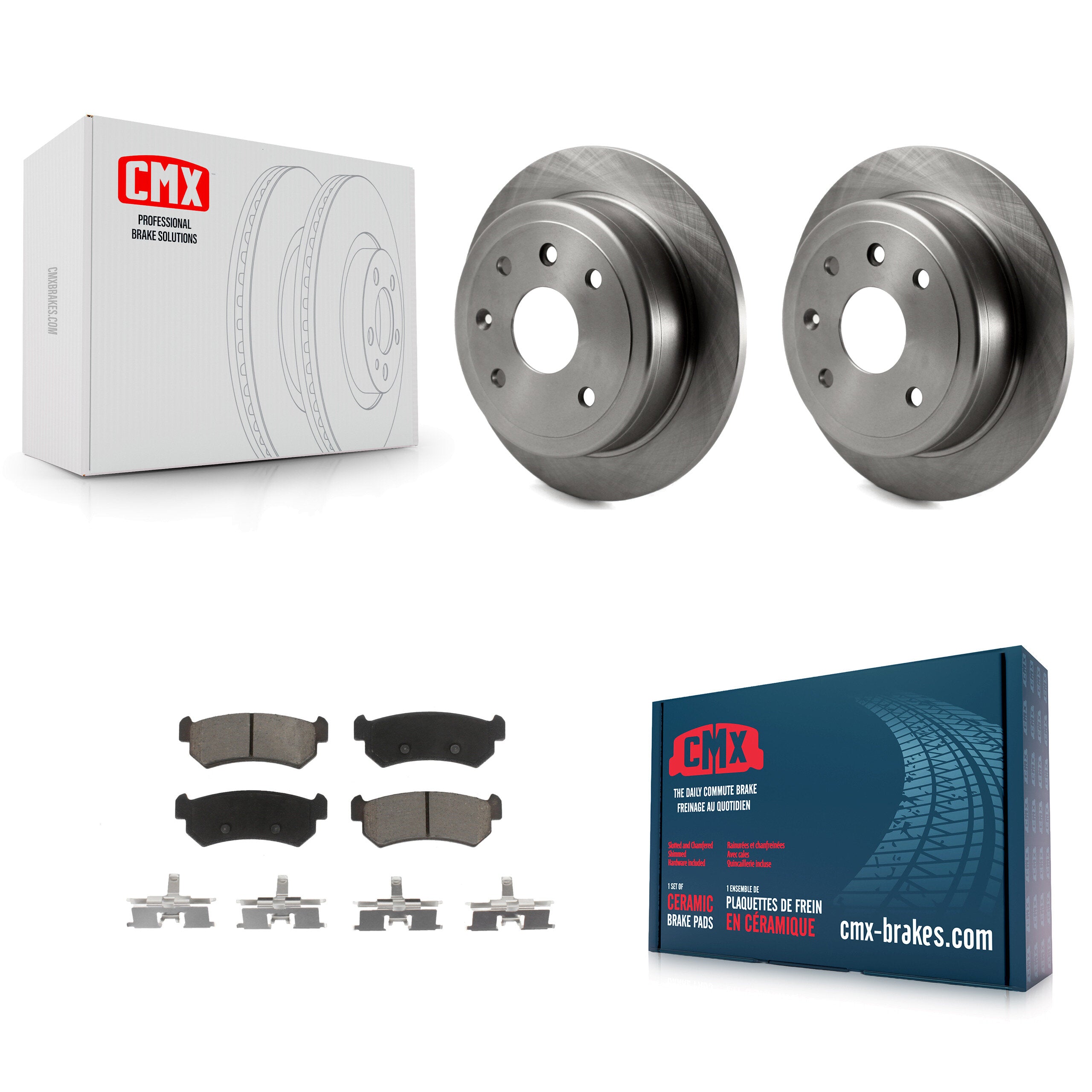 CMX K8C-101877 Disc Brake Kit for 2004-2006 Suzuki Reno, Chevrolet Optra, Suzuki Forenza - Rear product image