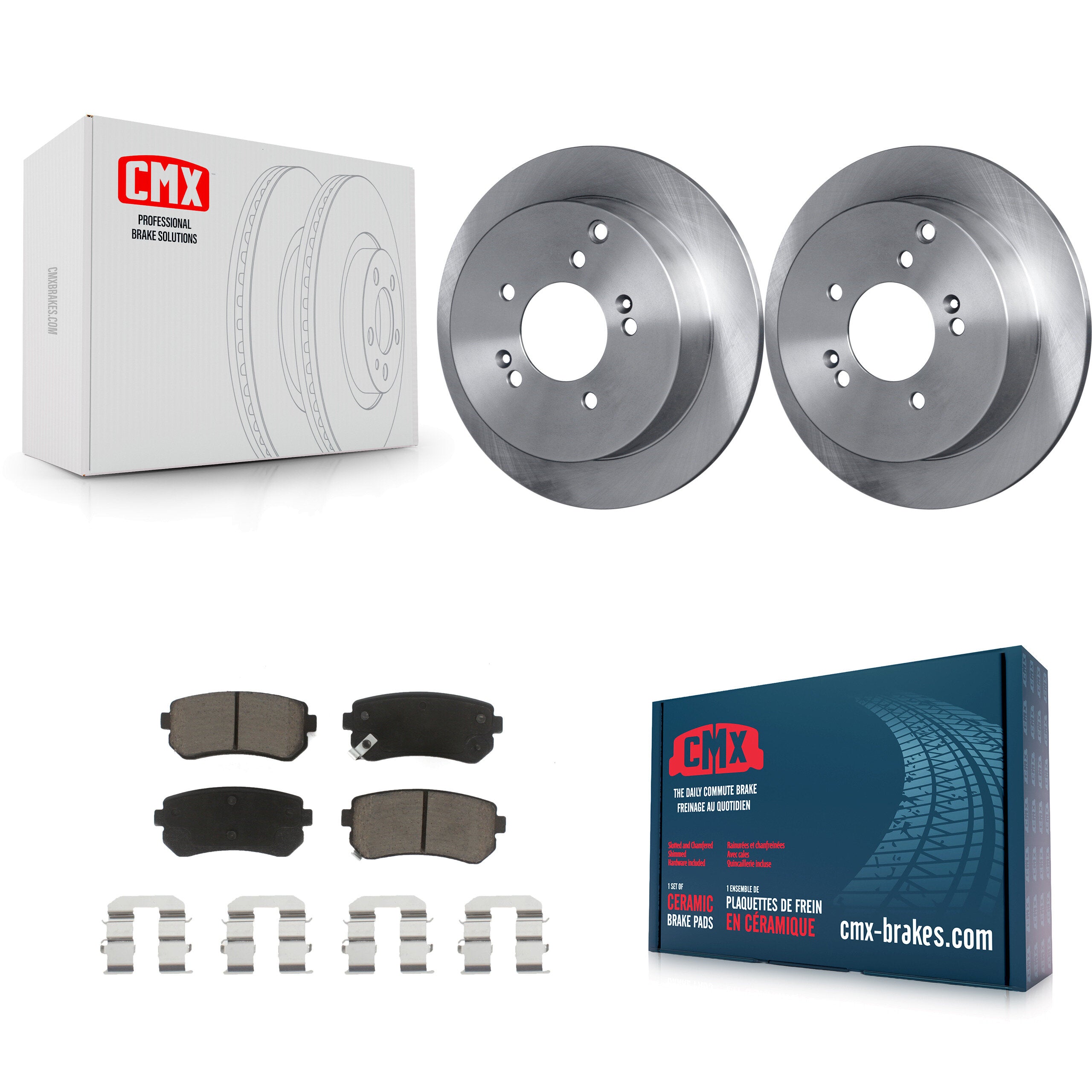 CMX K8C-101887 Disc Brake Kit for 2010-2016 Kia Sportage, Hyundai Tucson - Rear product image