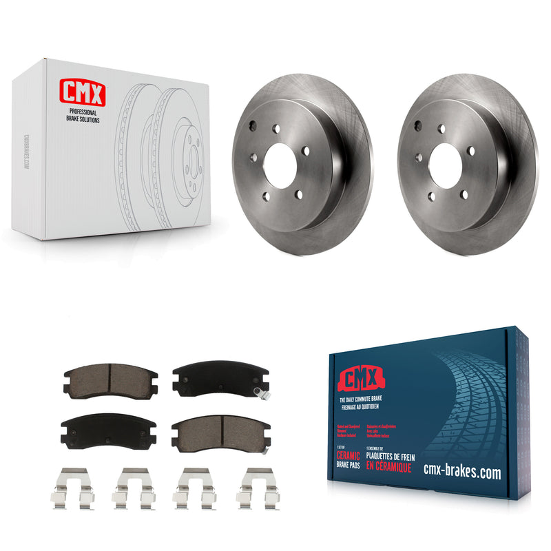CMX K8C-101893 Disc Brake Kit for 2001-2007 Buick Rendezvous, Chevrolet Venture, Oldsmobile Silhouette & more - Rear product image