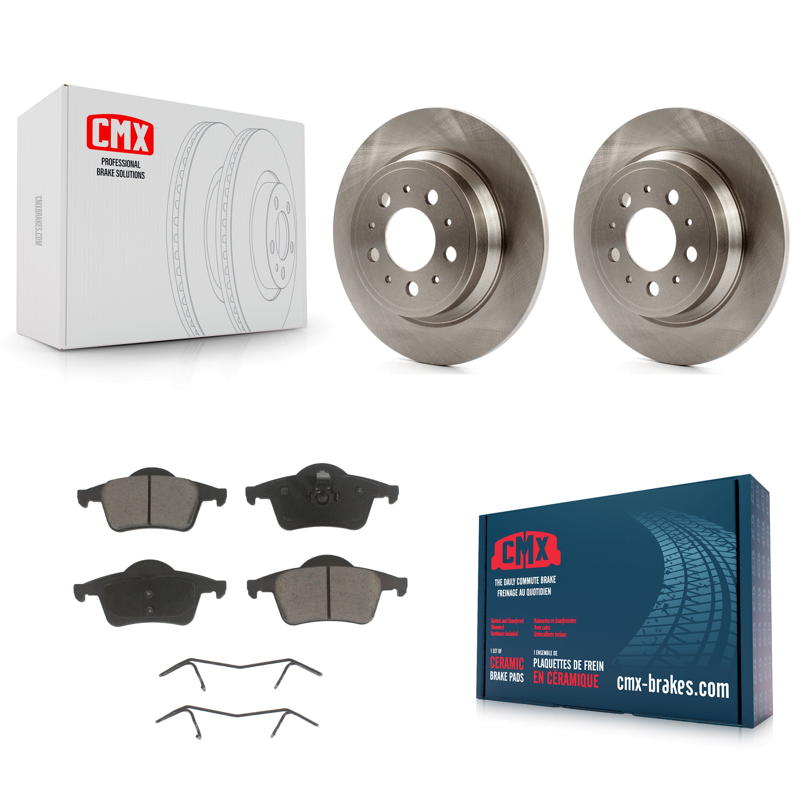 CMX K8C-101910 Disc Brake Kit for 1999-2009 Volvo S60, Volvo V70, Volvo XC70 - Rear product image