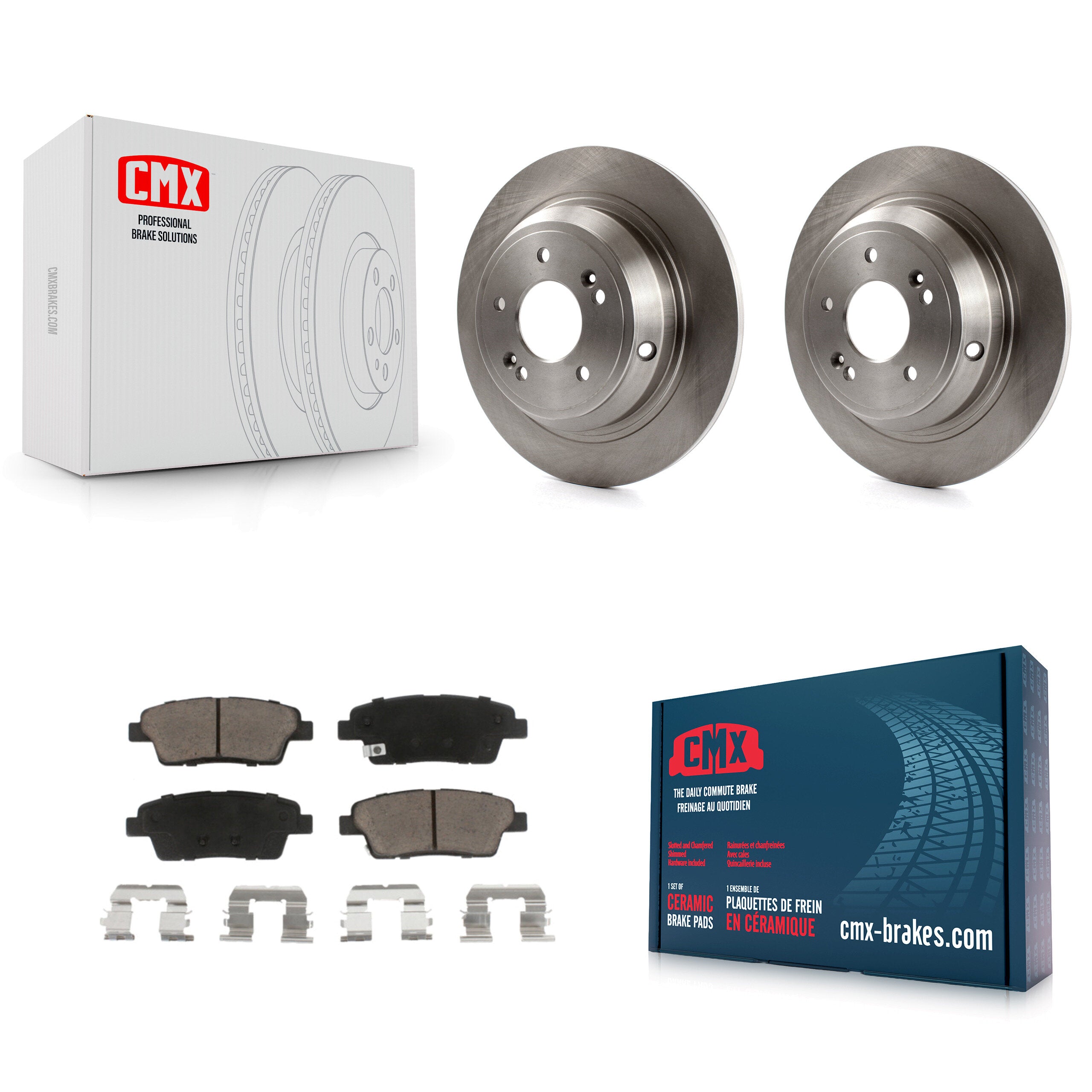CMX K8C-101916 Disc Brake Kit for 2010-2017 Genesis G80, Kia K900, Hyundai Genesis - Rear product image