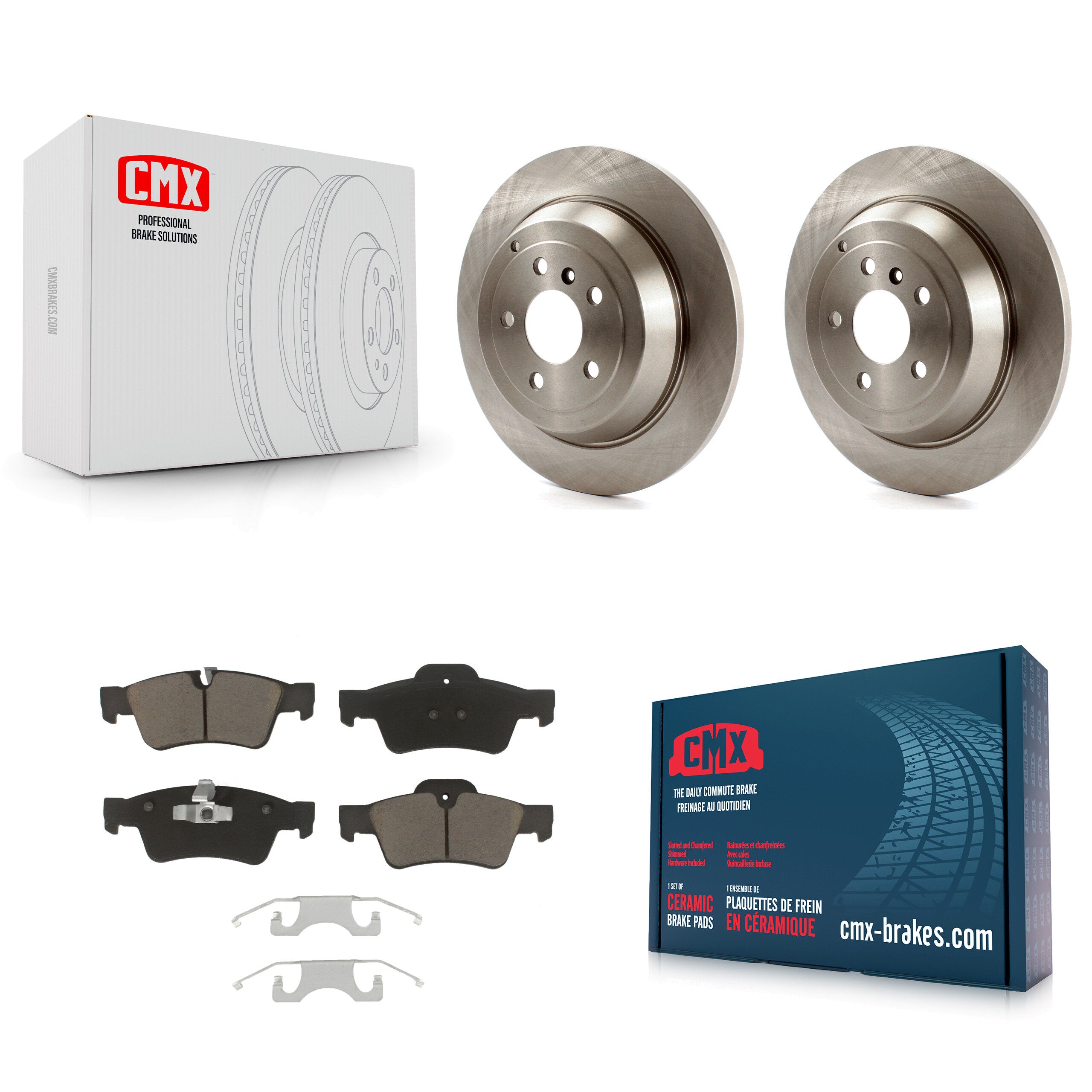 CMX K8C-101940 Disc Brake Kit for 2006-2012 Mercedes-Benz ML350, Mercedes-Benz ML450, Mercedes-Benz ML320 & more - Rear product image