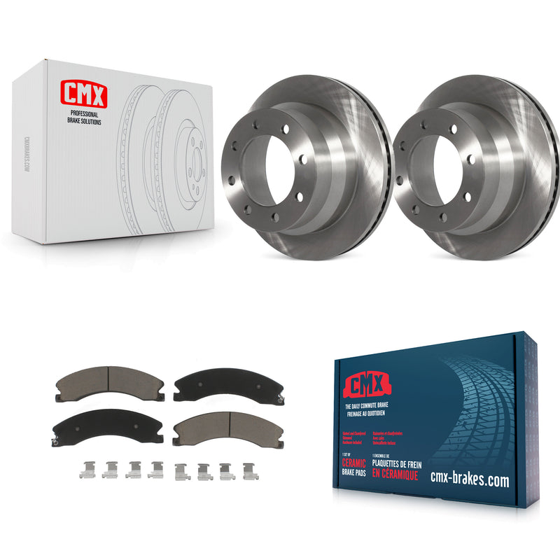 CMX K8C-101942 Disc Brake Kit for 2009-2020 Chevrolet Express 4500, Chevrolet Express 3500, GMC Savana 3500 & more - Rear product image