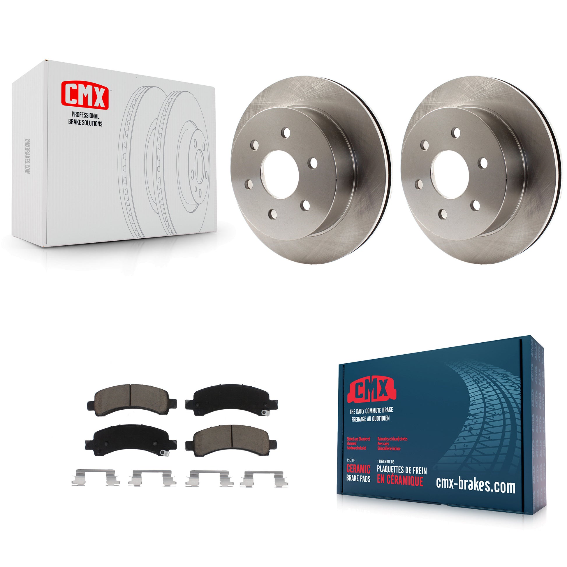 CMX K8C-101943 Disc Brake Kit for 2003-2006 GMC Savana 2500, Chevrolet Express 2500 - Rear product image