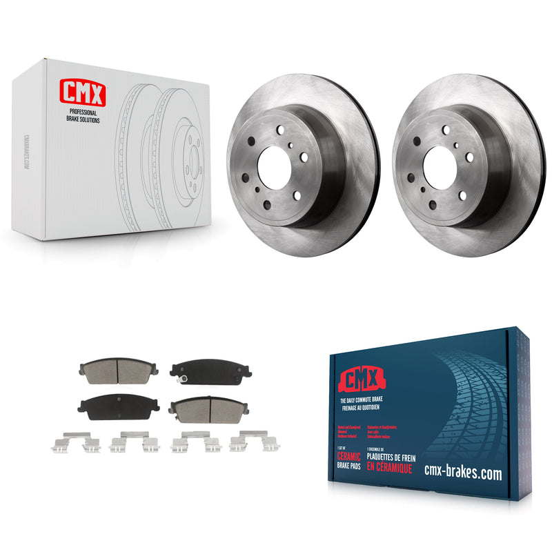 CMX K8C-101952 Disc Brake Kit for 2007-2014 Chevrolet Silverado 1500, Cadillac Escalade, Cadillac Escalade ESV & more - Rear product image