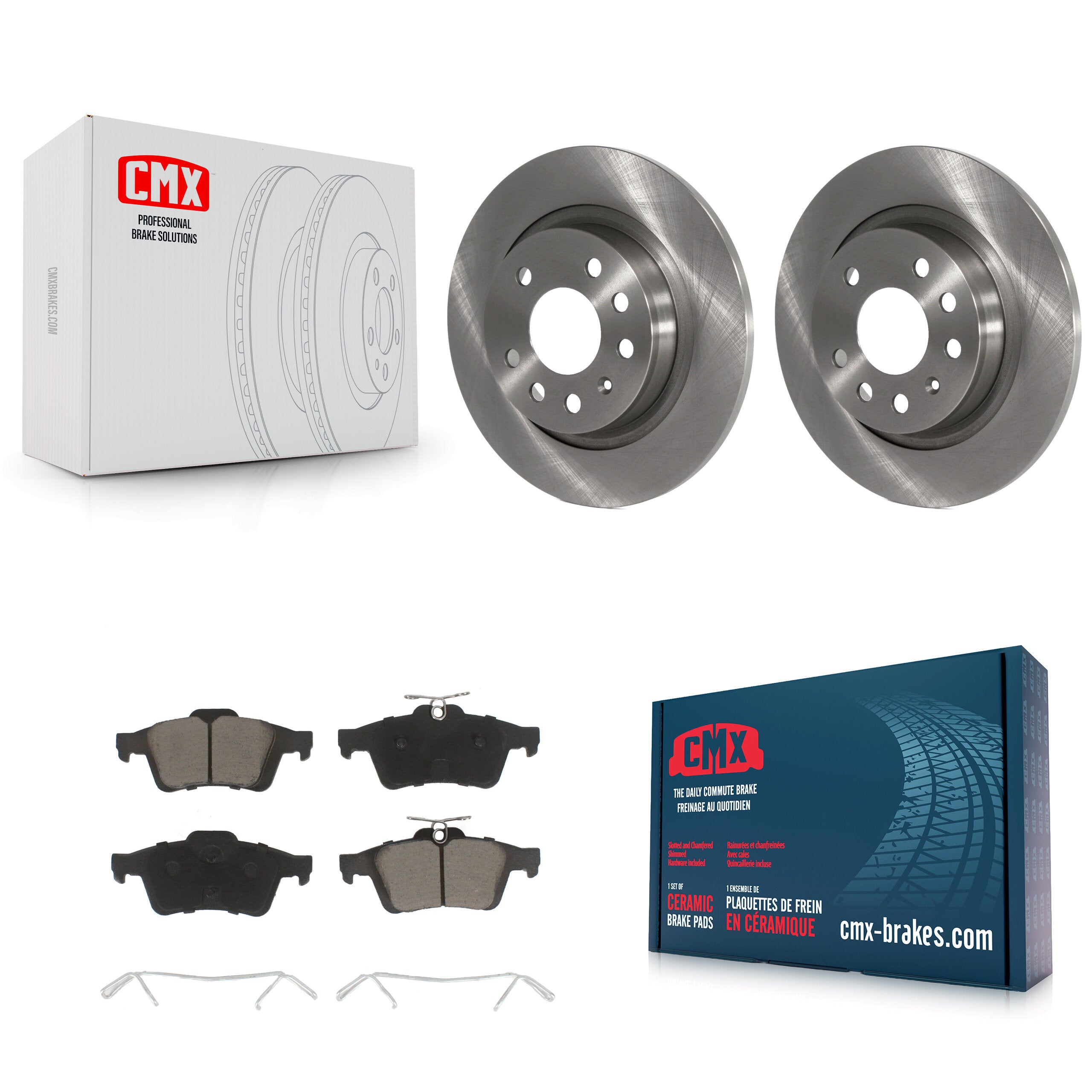 CMX K8C-101985 Disc Brake Kit for 2004-2011 Saab 9-3X, Saab 9-3 - Rear product image