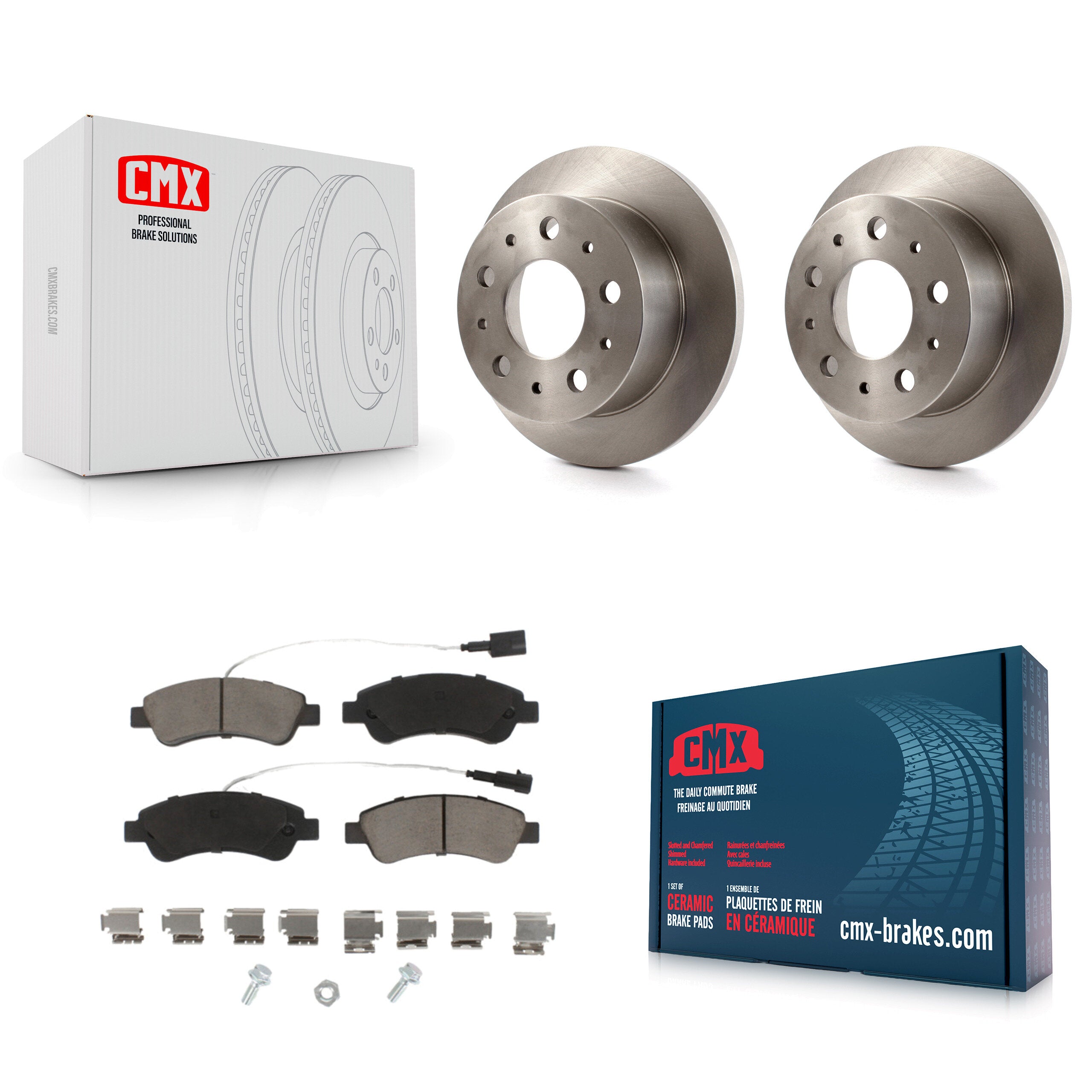 CMX K8C-102011 Disc Brake Kit for 2014-2021 Ram ProMaster 1500, Ram ProMaster 2500, Ram ProMaster 3500 - Rear product image