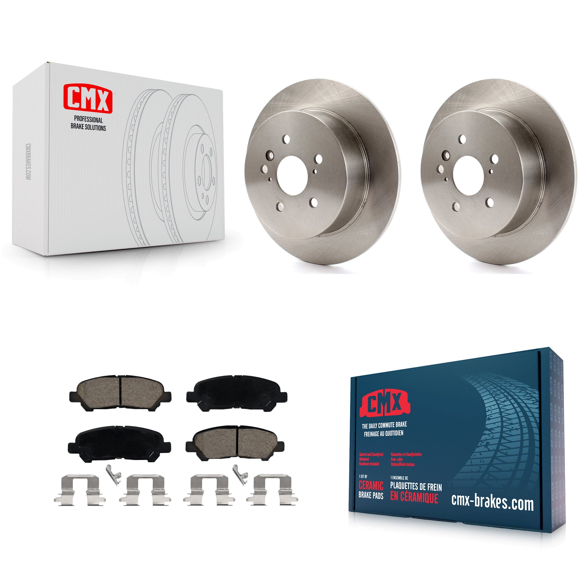 CMX K8C-102025 Disc Brake Kit for 2008-2013 Toyota Highlander - Rear product image